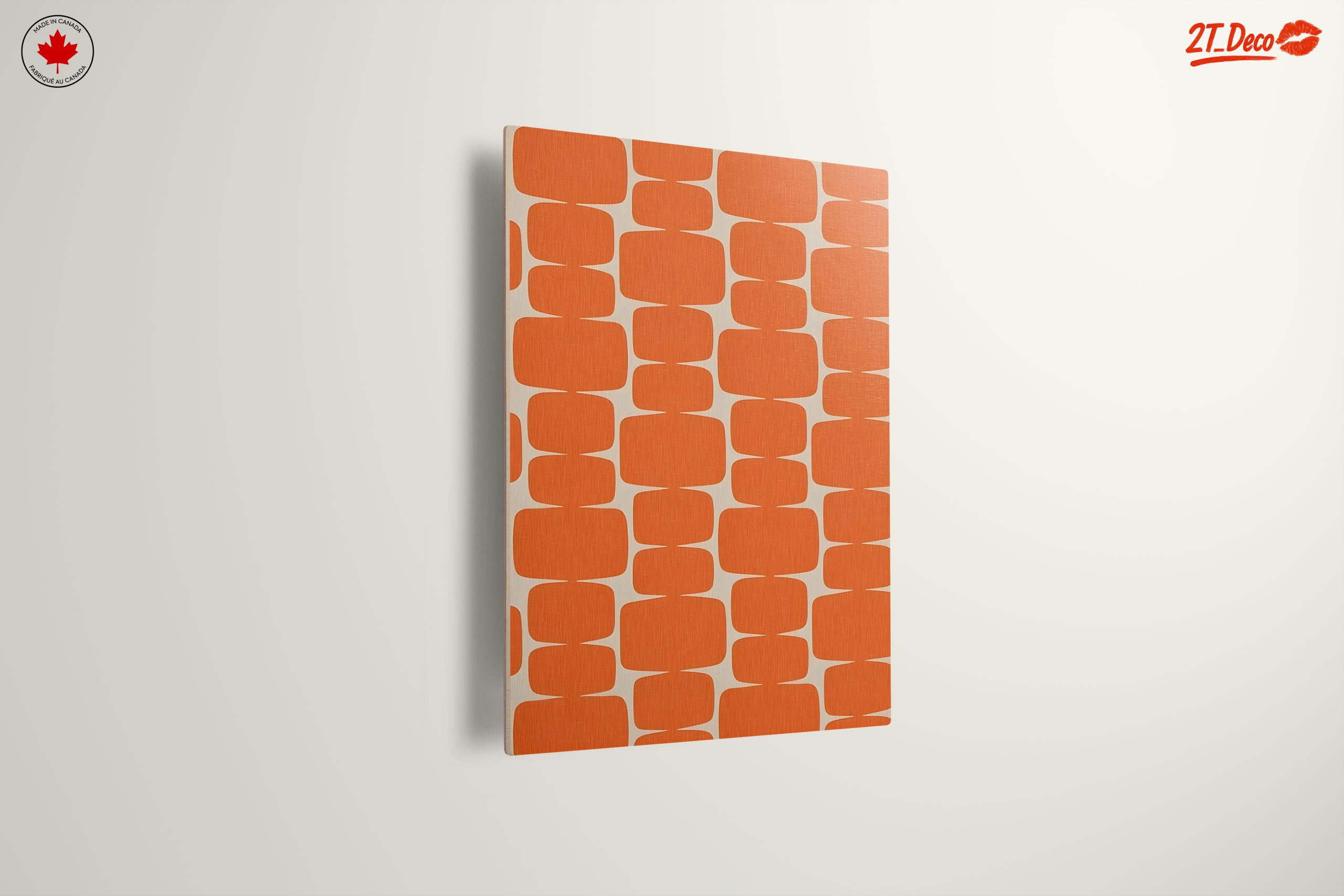 Retro Geometric Pattern Wall Art - Image 13
