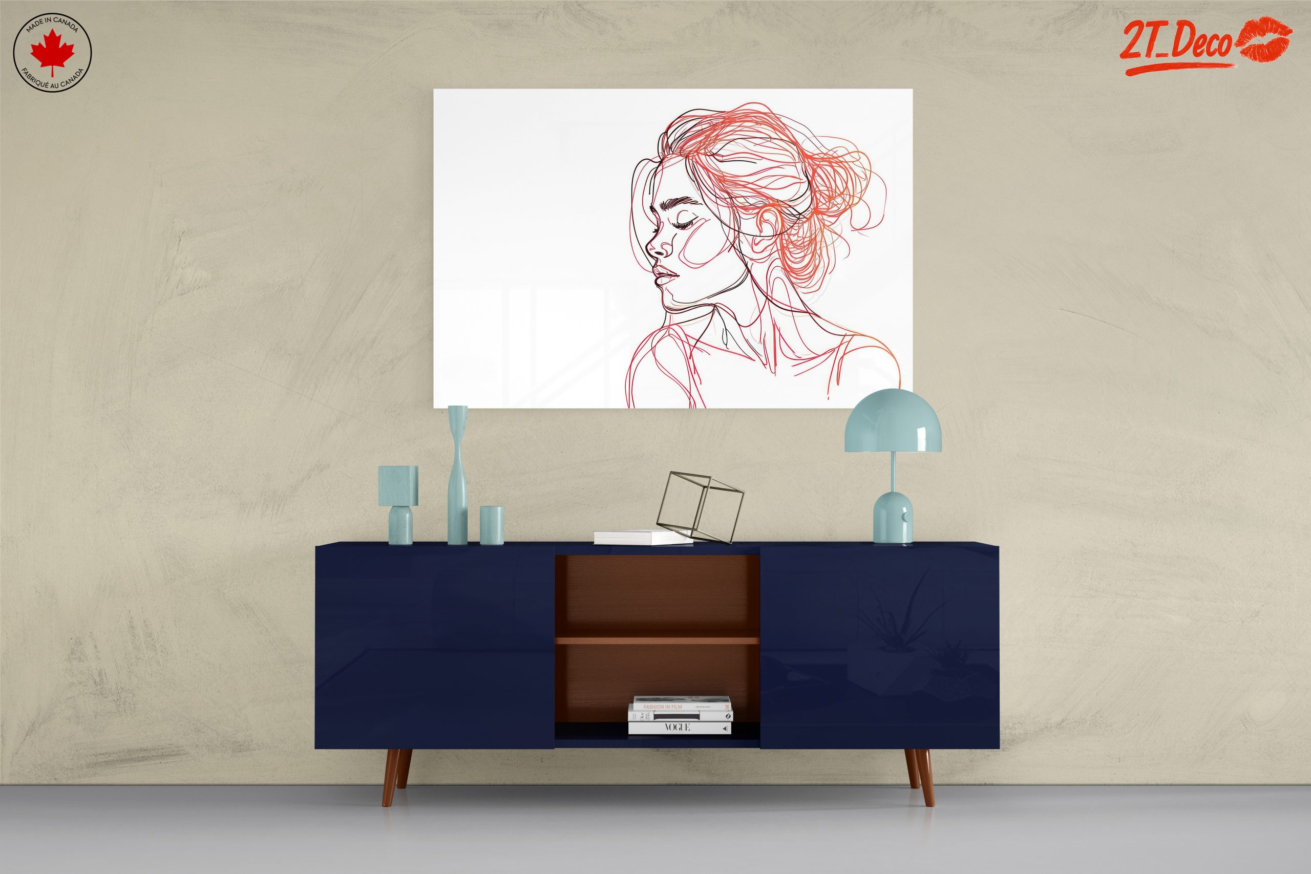 Stylized Female Figure Line Art - Image 8