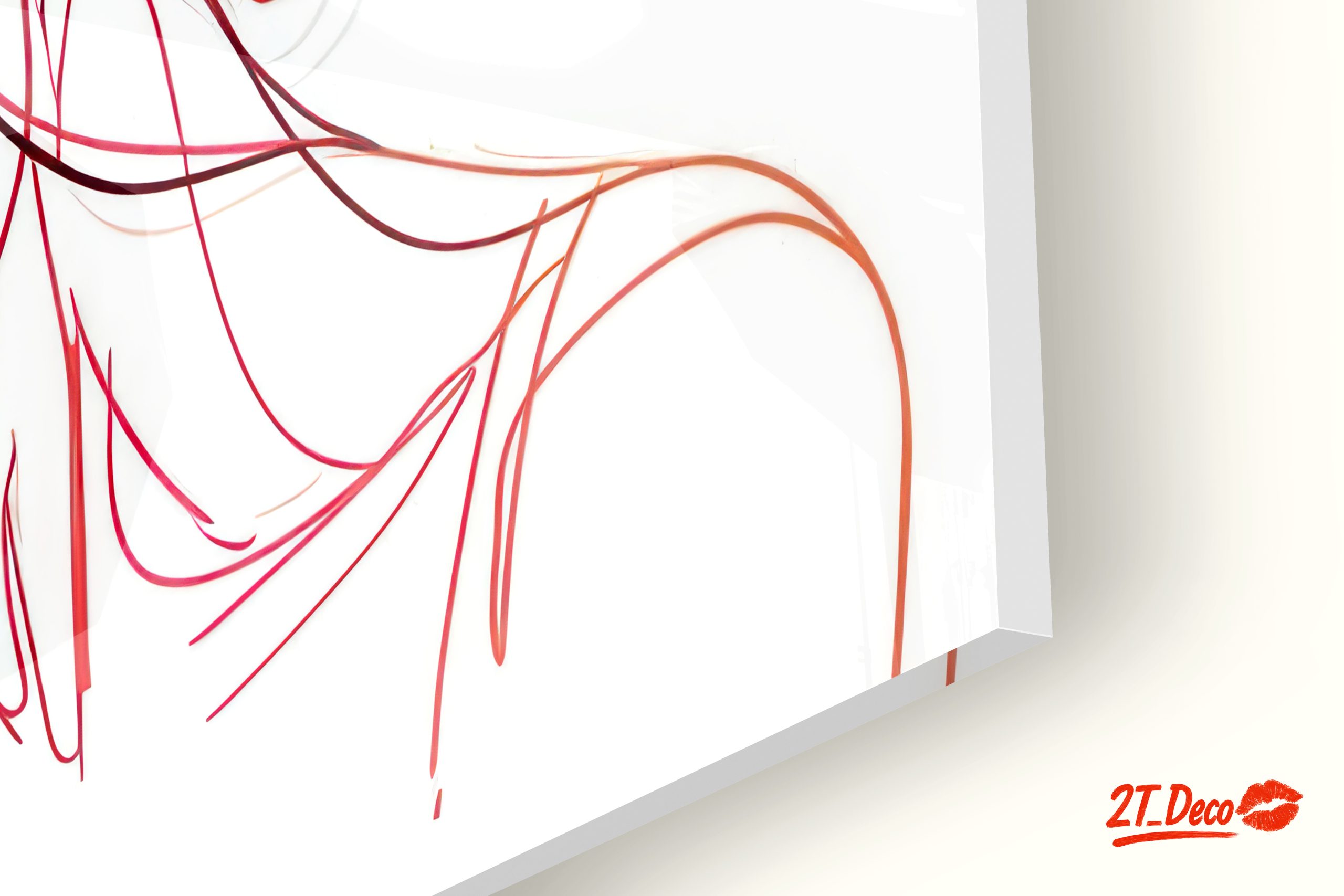 Stylized Female Figure Line Art - Image 9