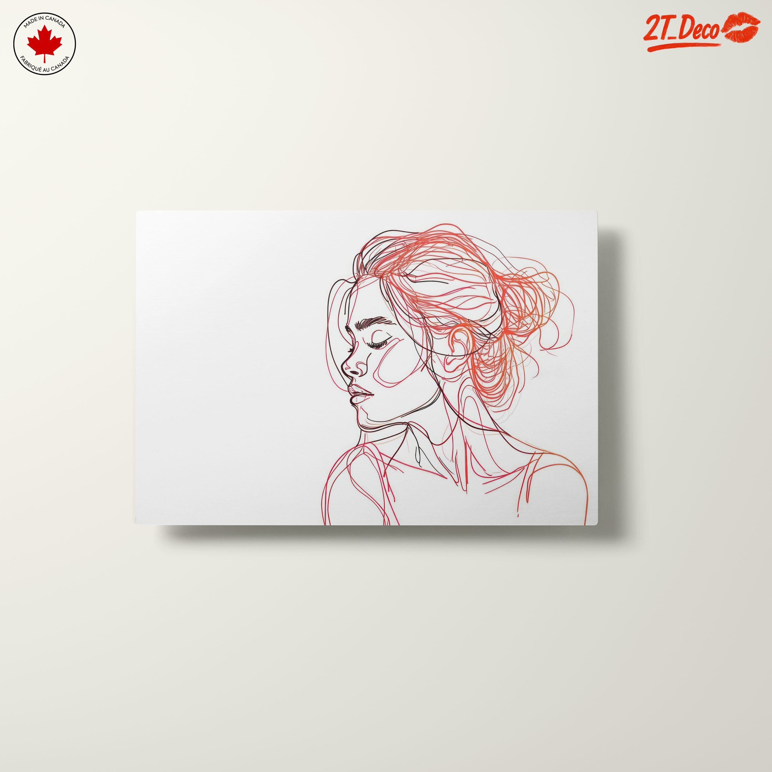 Stylized Female Figure Line Art - Image 10