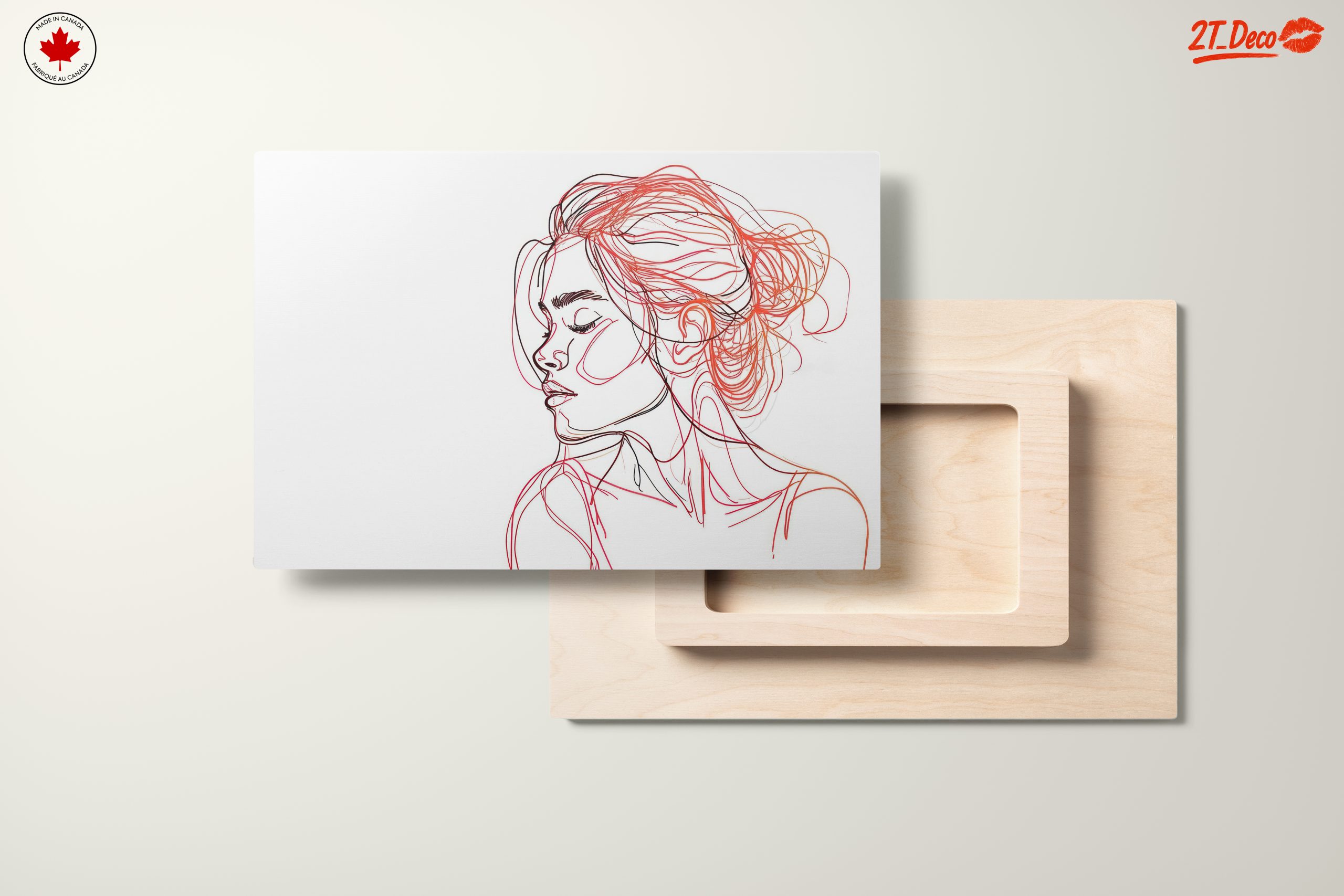 Stylized Female Figure Line Art - Image 11