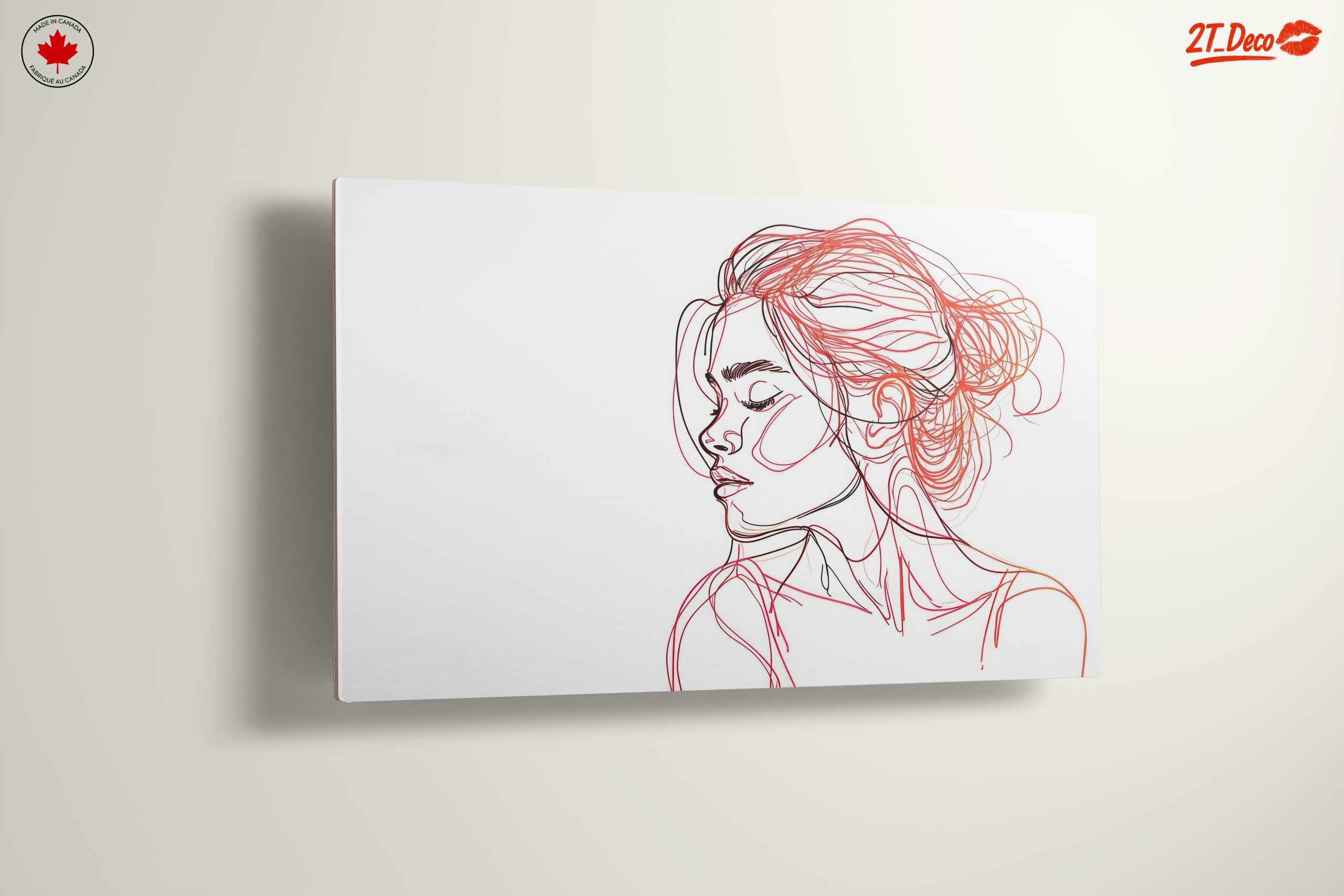 Stylized Female Figure Line Art - Image 13
