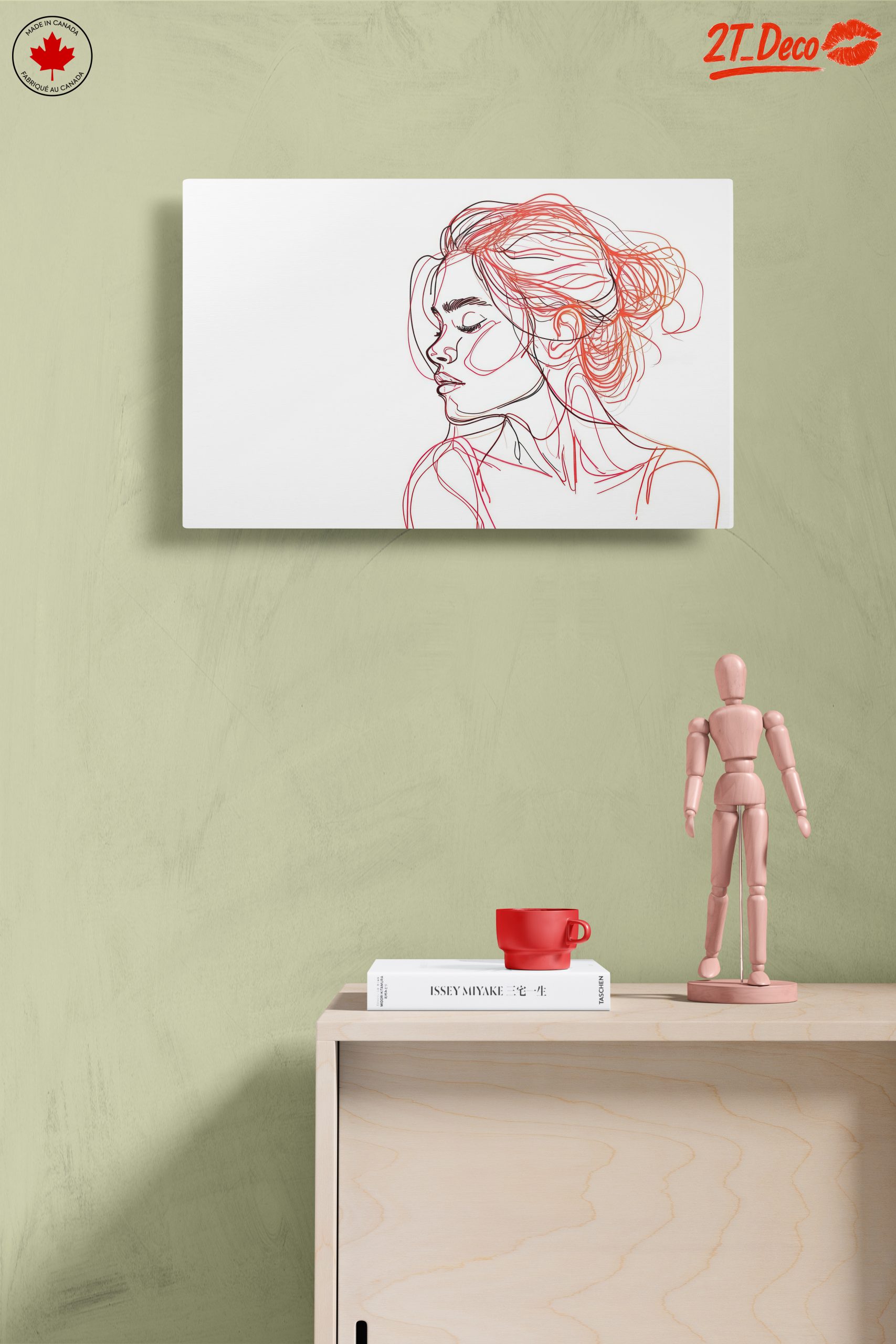 Stylized Female Figure Line Art - Image 14