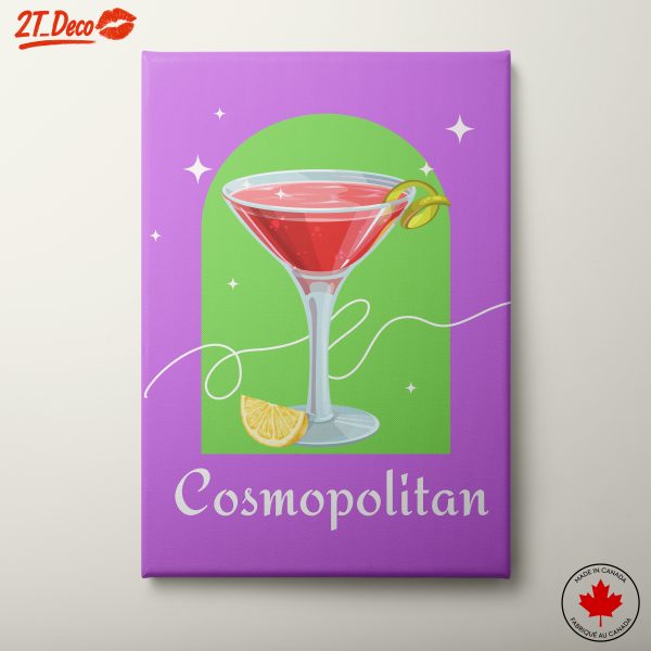 Cosmopolitan Cocktail Illustration