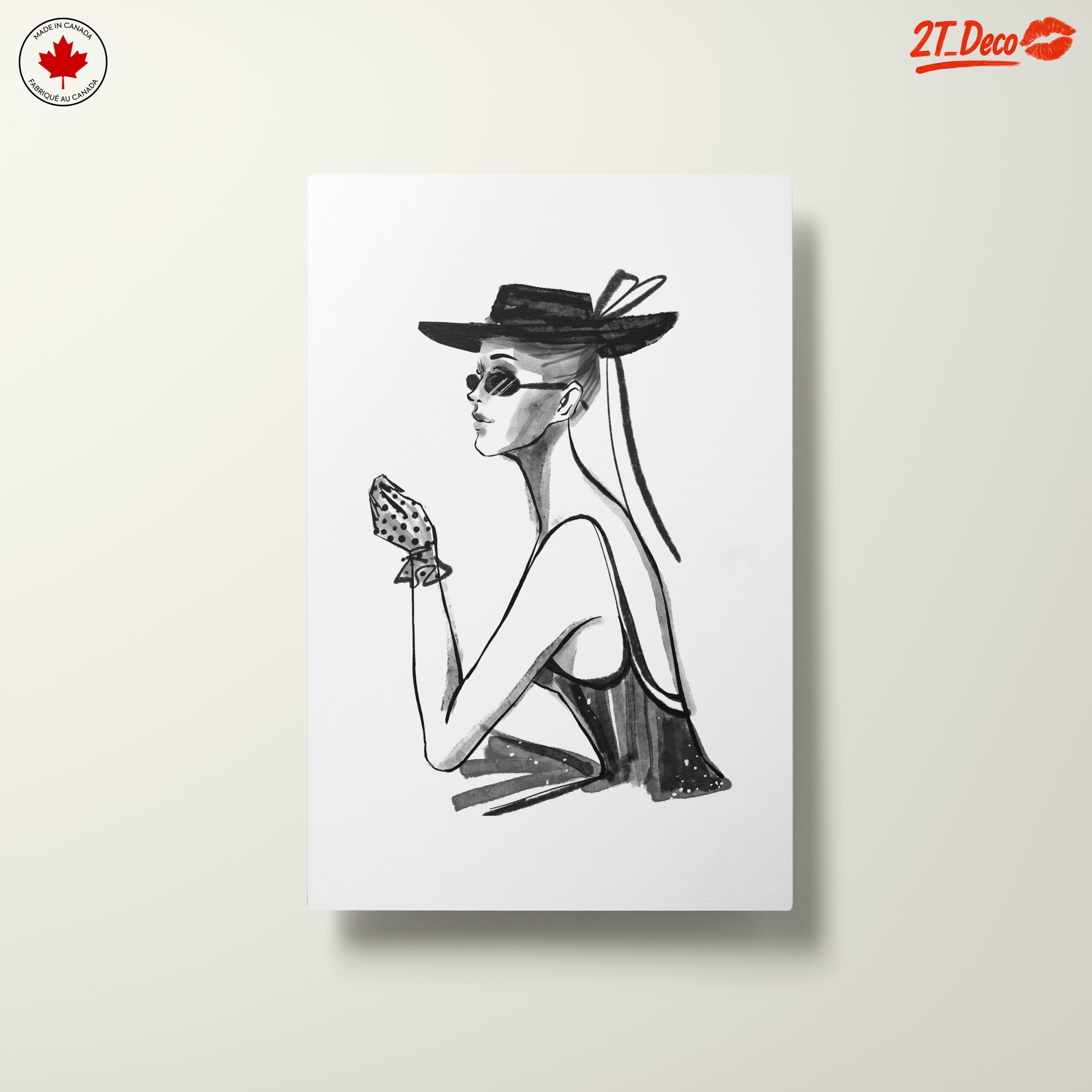 Chic Modern Feminine Portrait Art - Image 10
