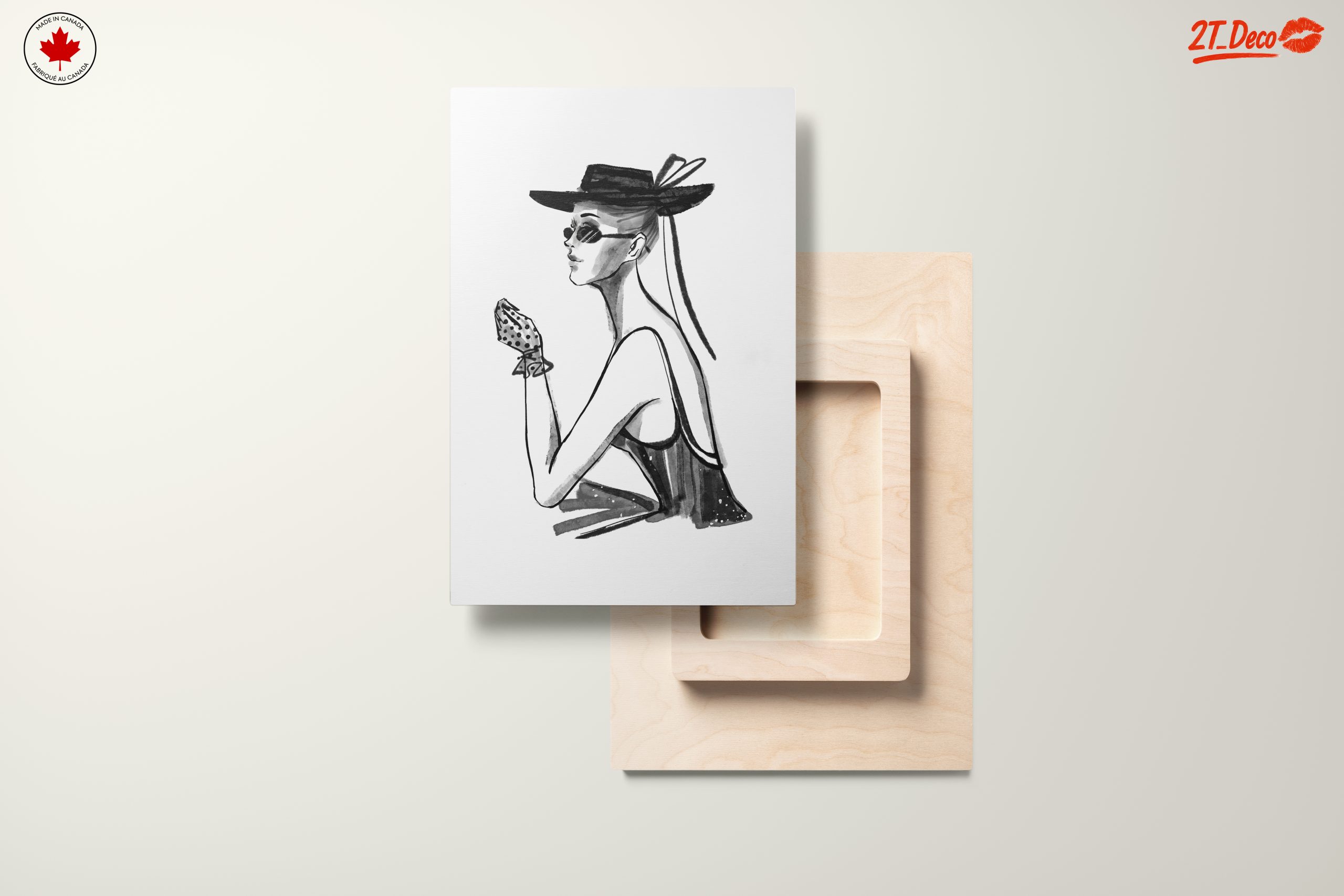 Chic Modern Feminine Portrait Art - Image 11