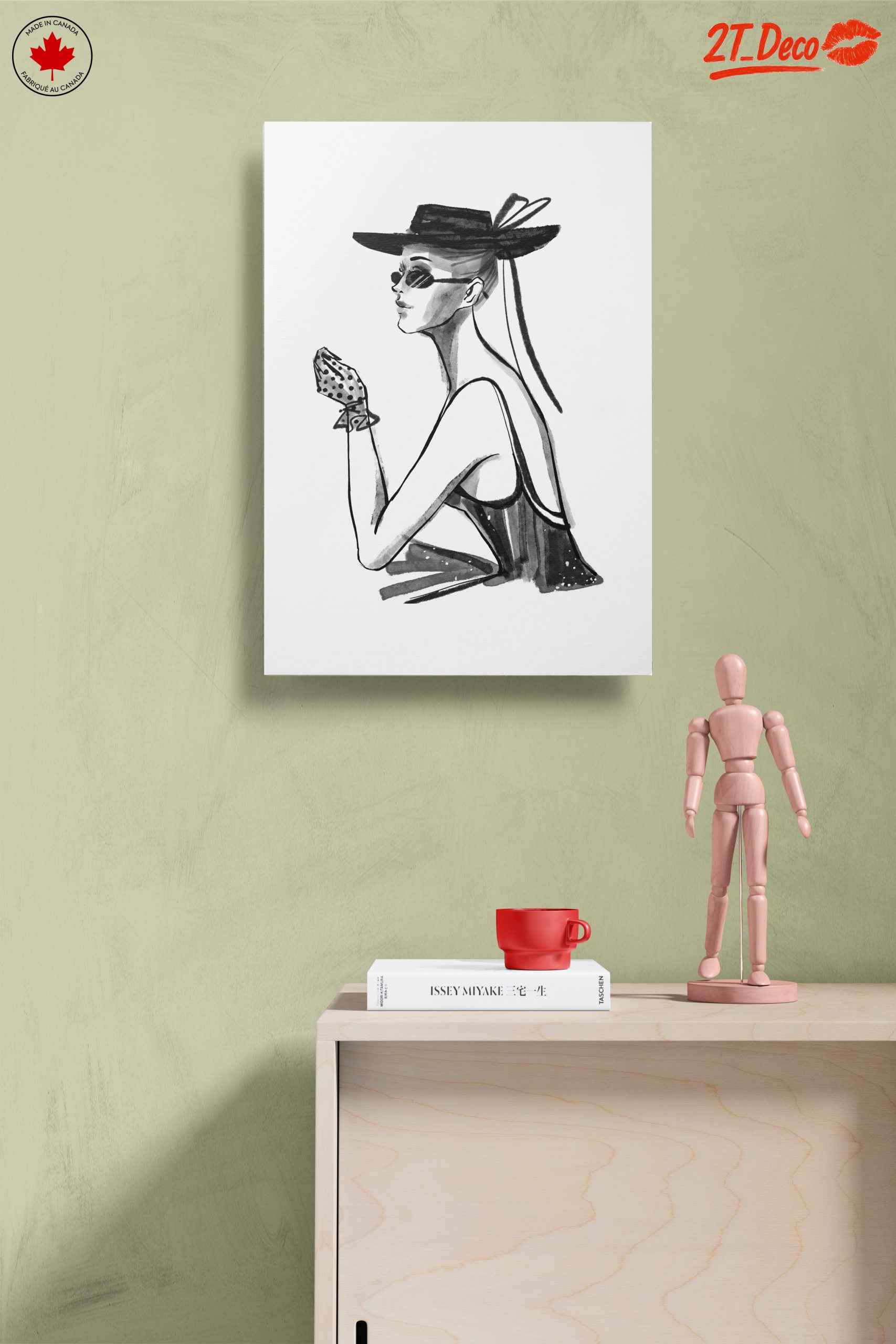 Chic Modern Feminine Portrait Art - Image 14