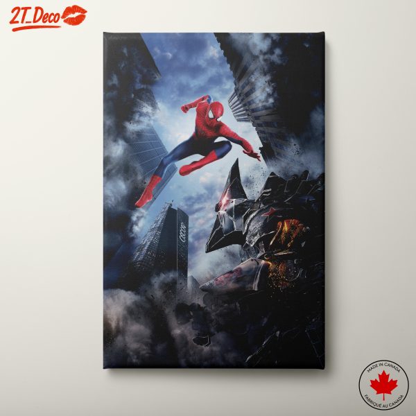Dynamic Spider-Man Action Scene