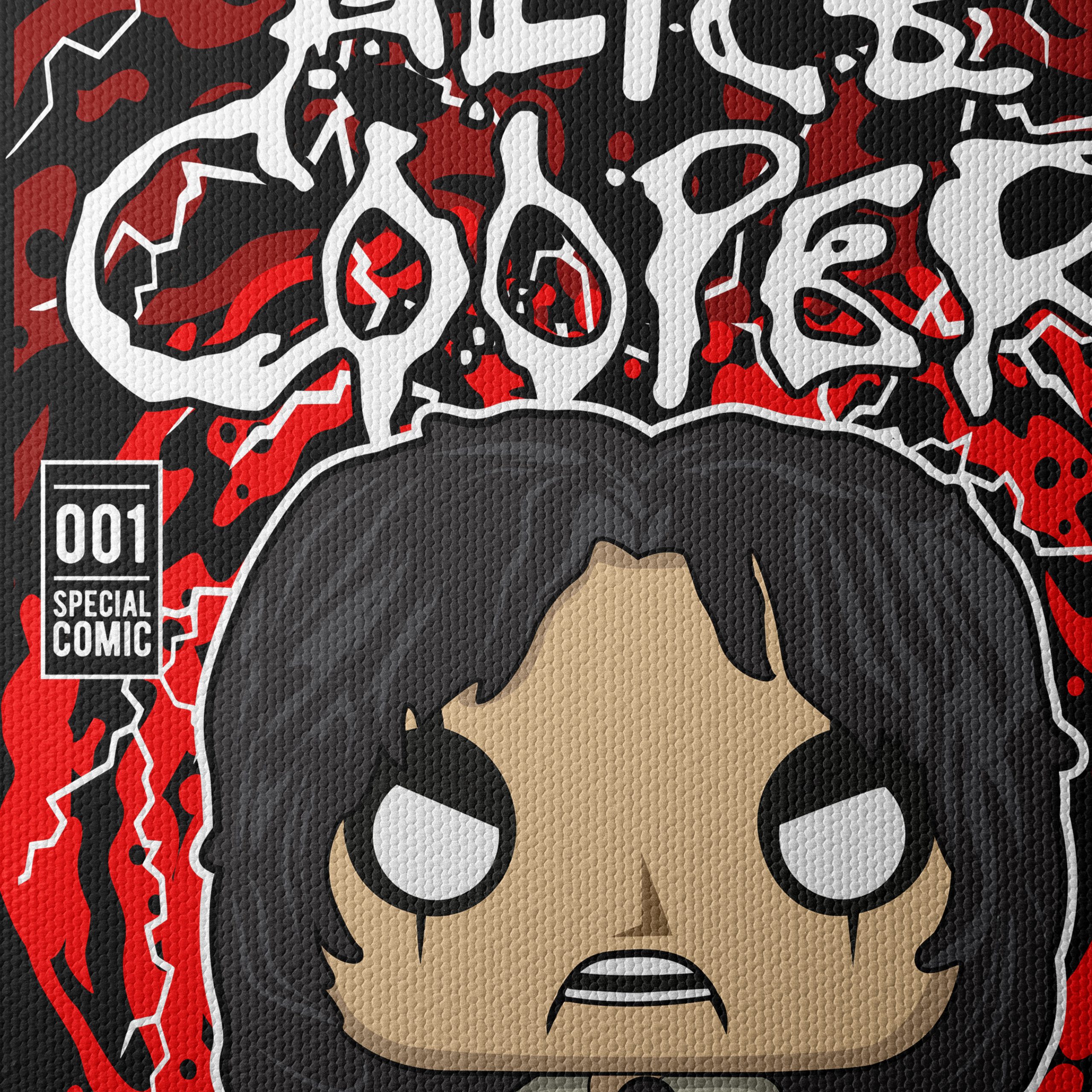Stylized Alice Cooper Funko Art - Image 4