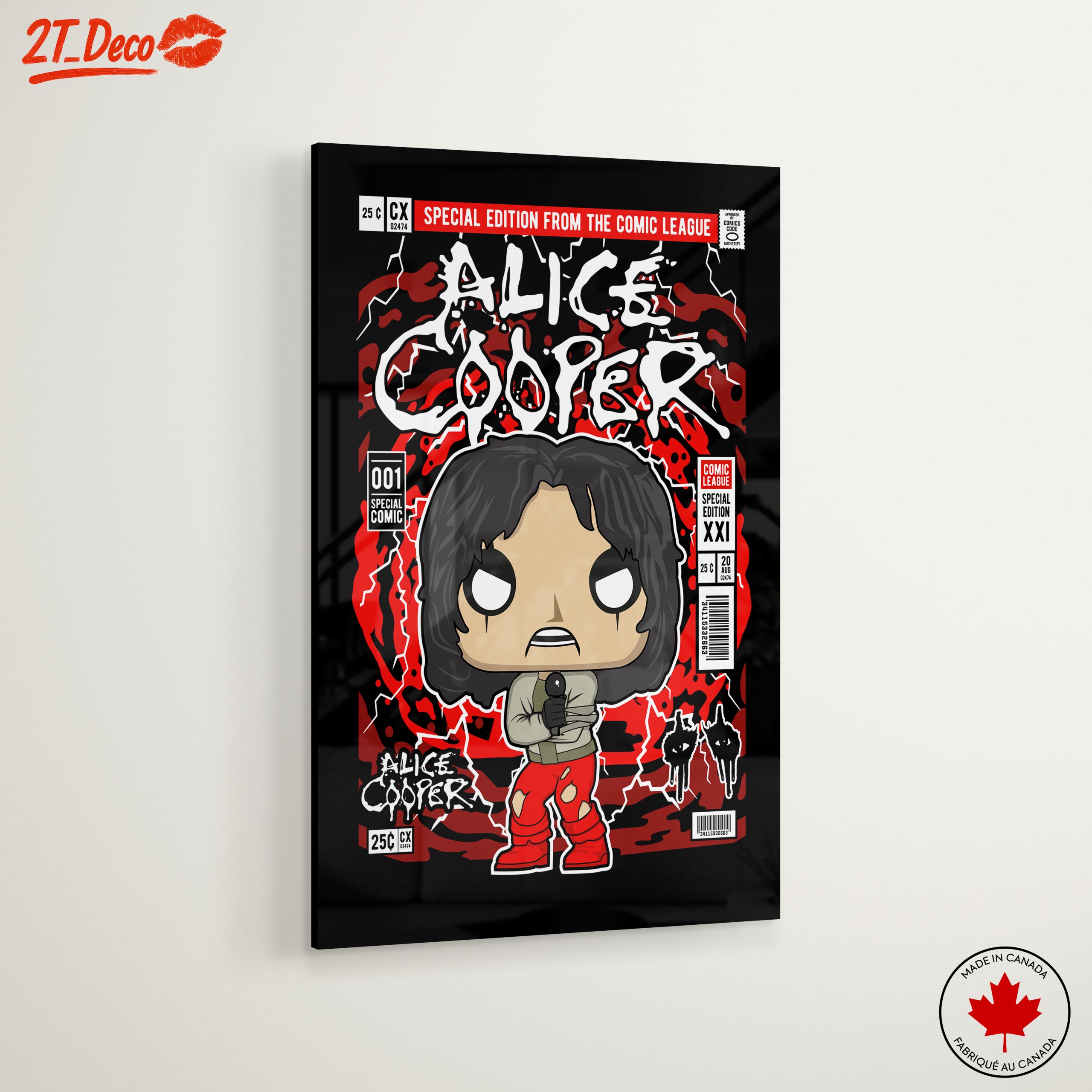 Stylized Alice Cooper Funko Art - Image 6
