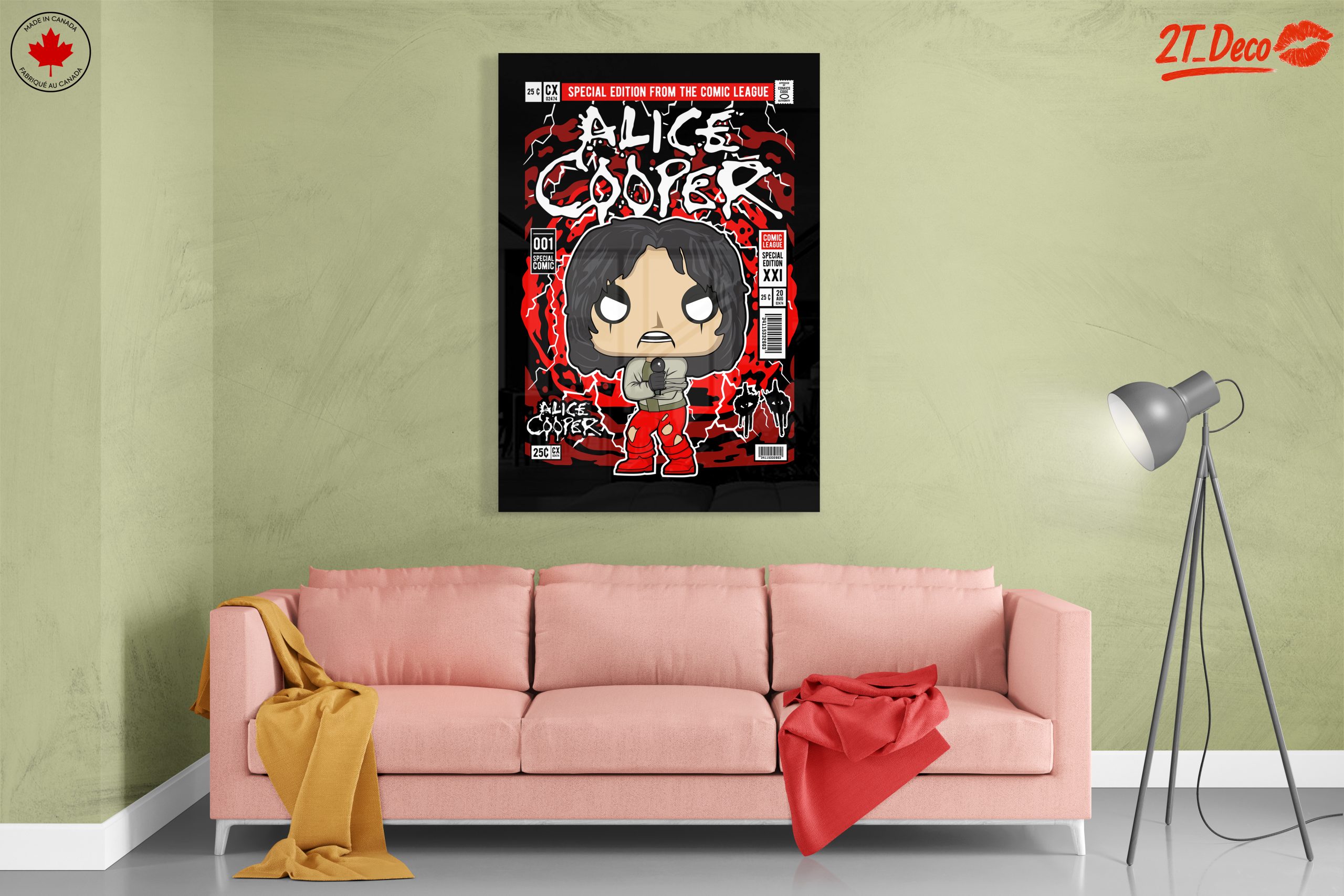 Stylized Alice Cooper Funko Art - Image 7