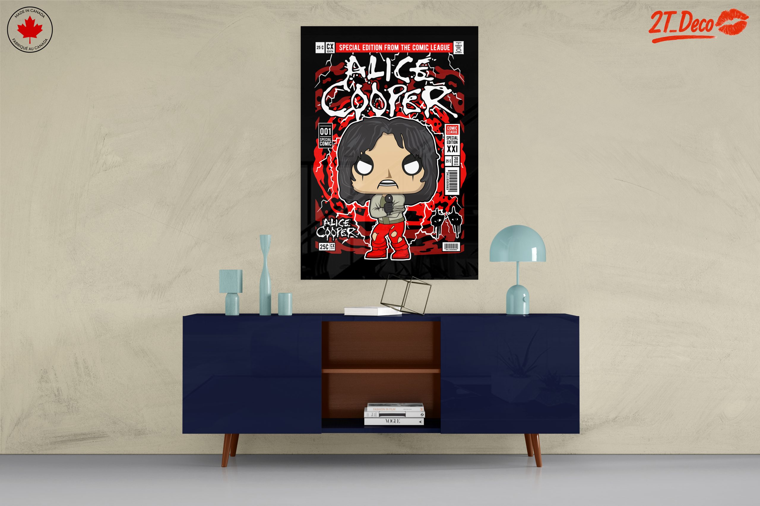 Stylized Alice Cooper Funko Art - Image 8