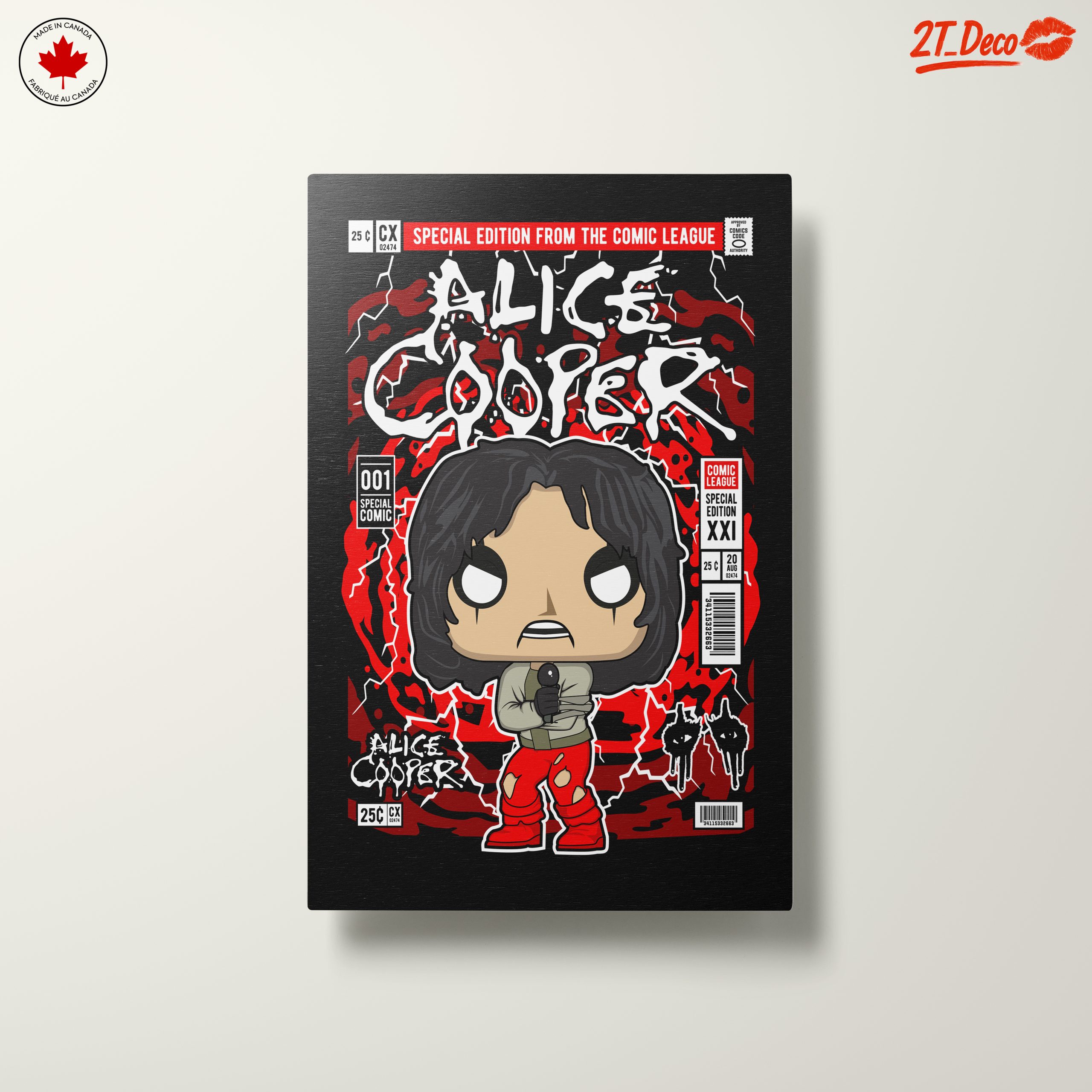 Stylized Alice Cooper Funko Art - Image 10