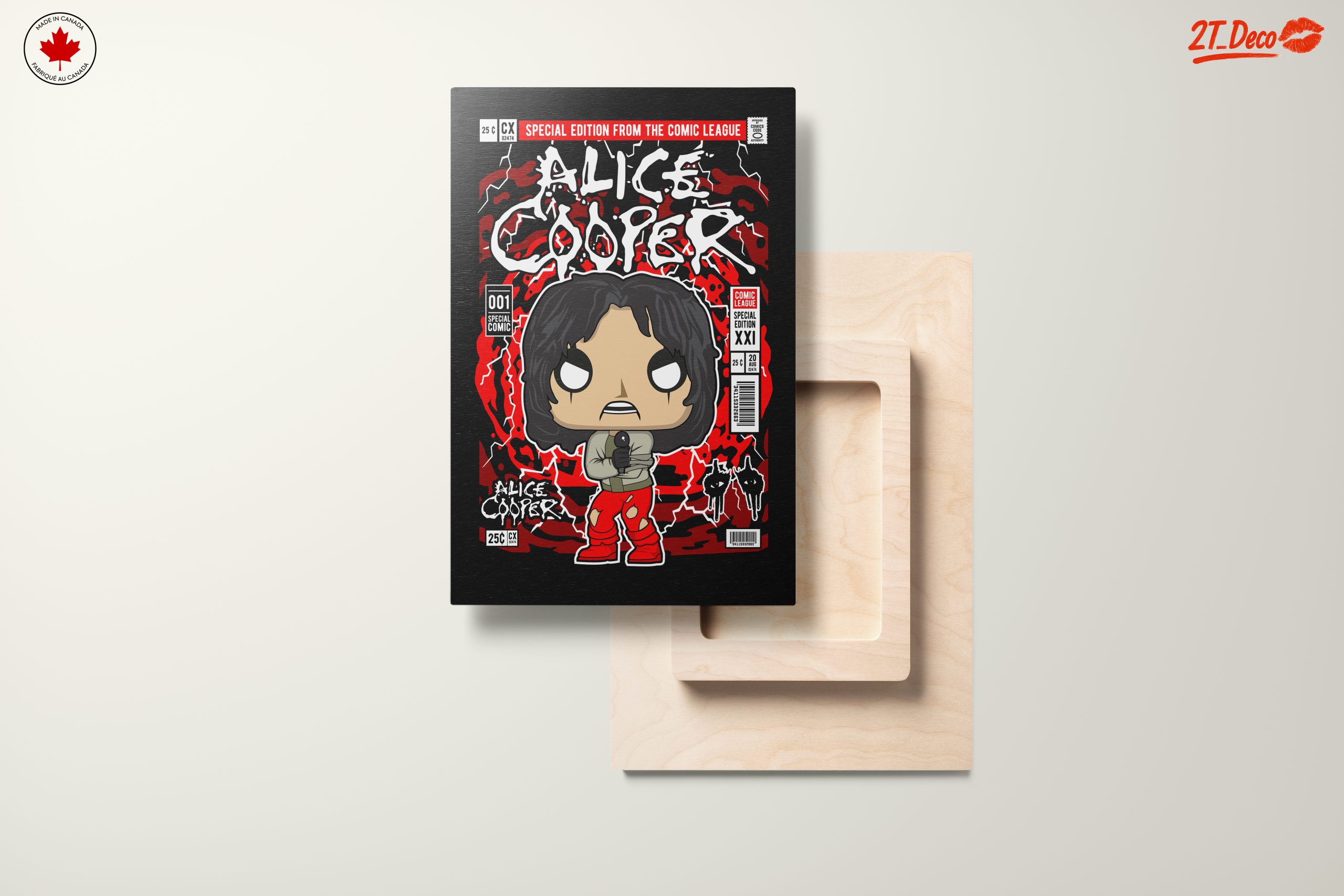 Stylized Alice Cooper Funko Art - Image 11