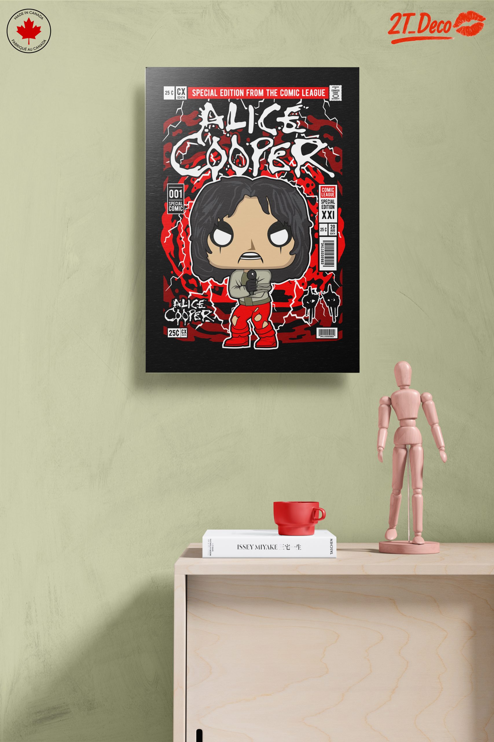 Stylized Alice Cooper Funko Art - Image 14