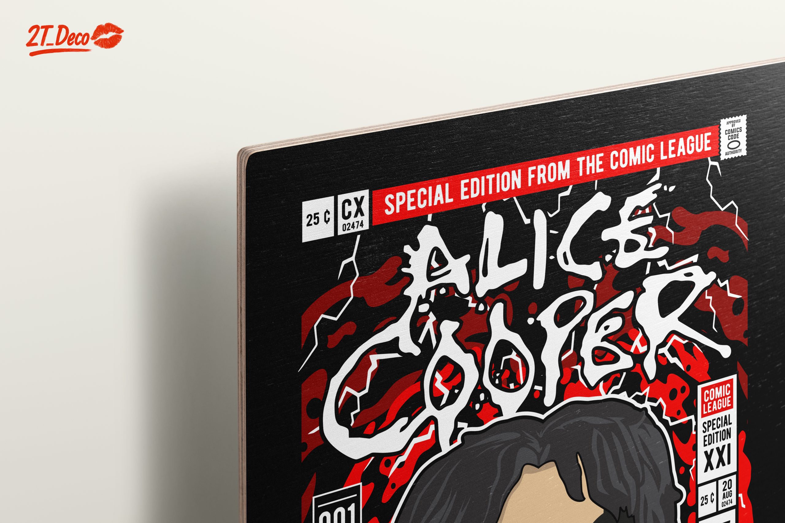 Stylized Alice Cooper Funko Art - Image 15
