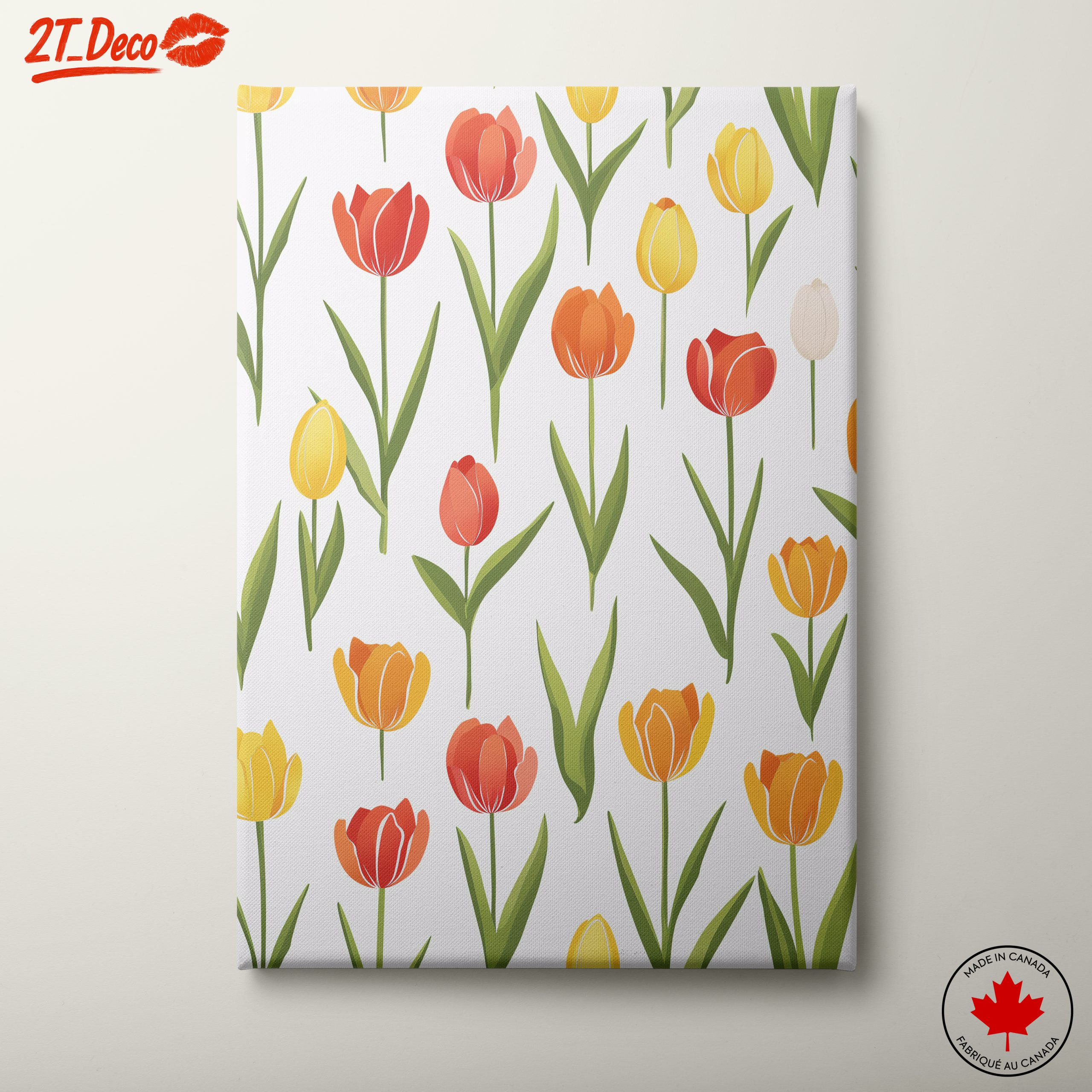 Colorful Tulip Floral Design