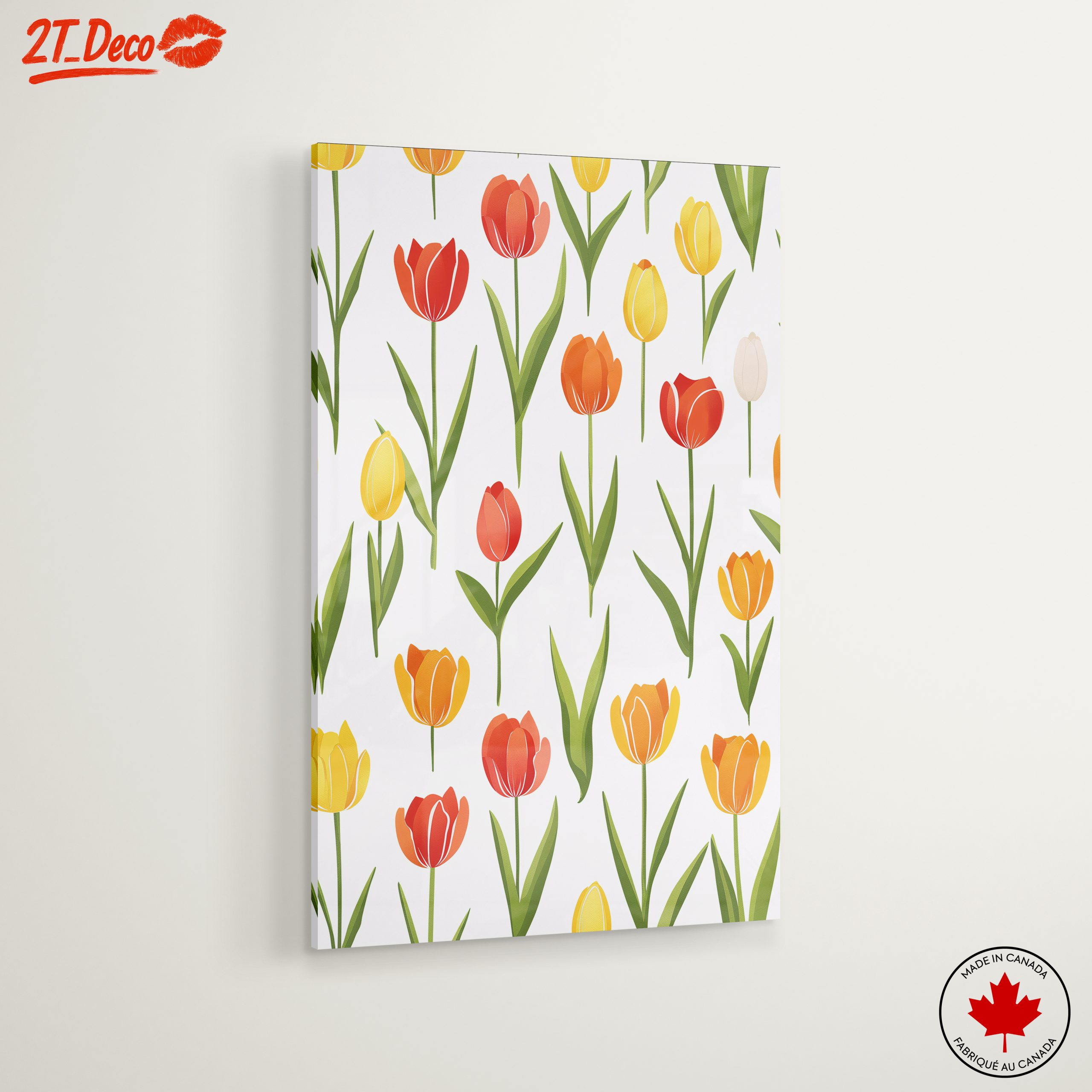 Colorful Tulip Floral Design - Image 6