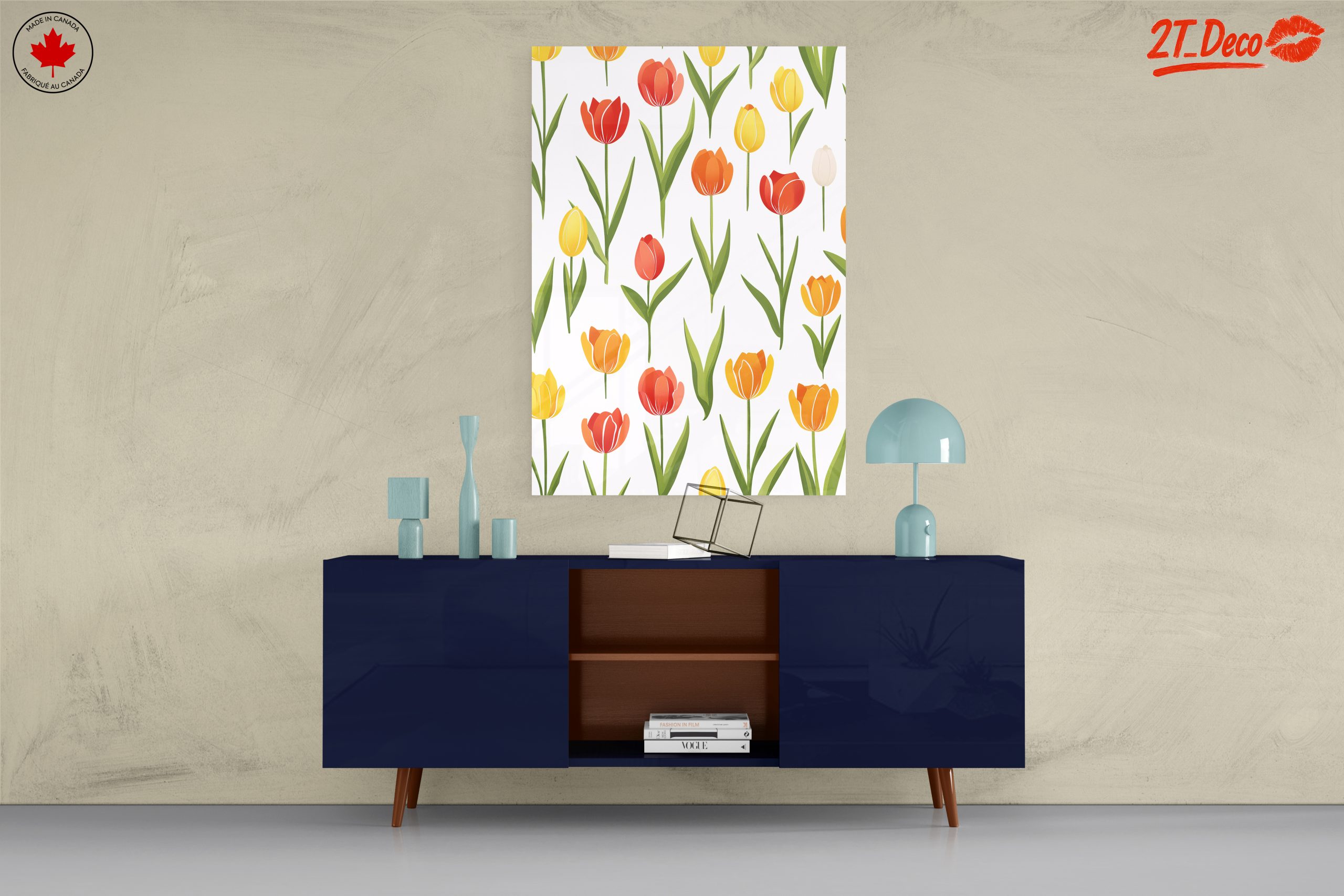 Colorful Tulip Floral Design - Image 8