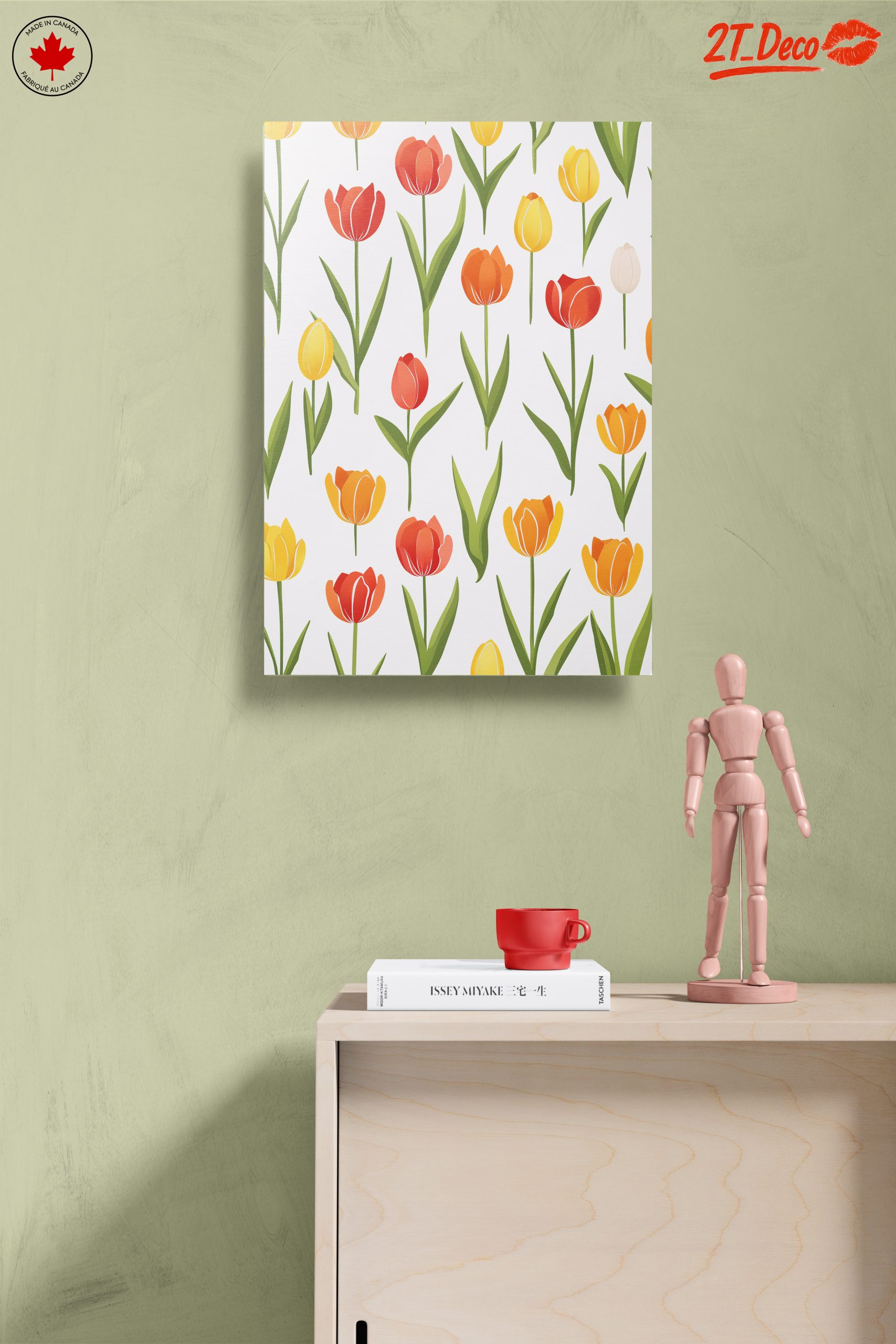 Colorful Tulip Floral Design - Image 14