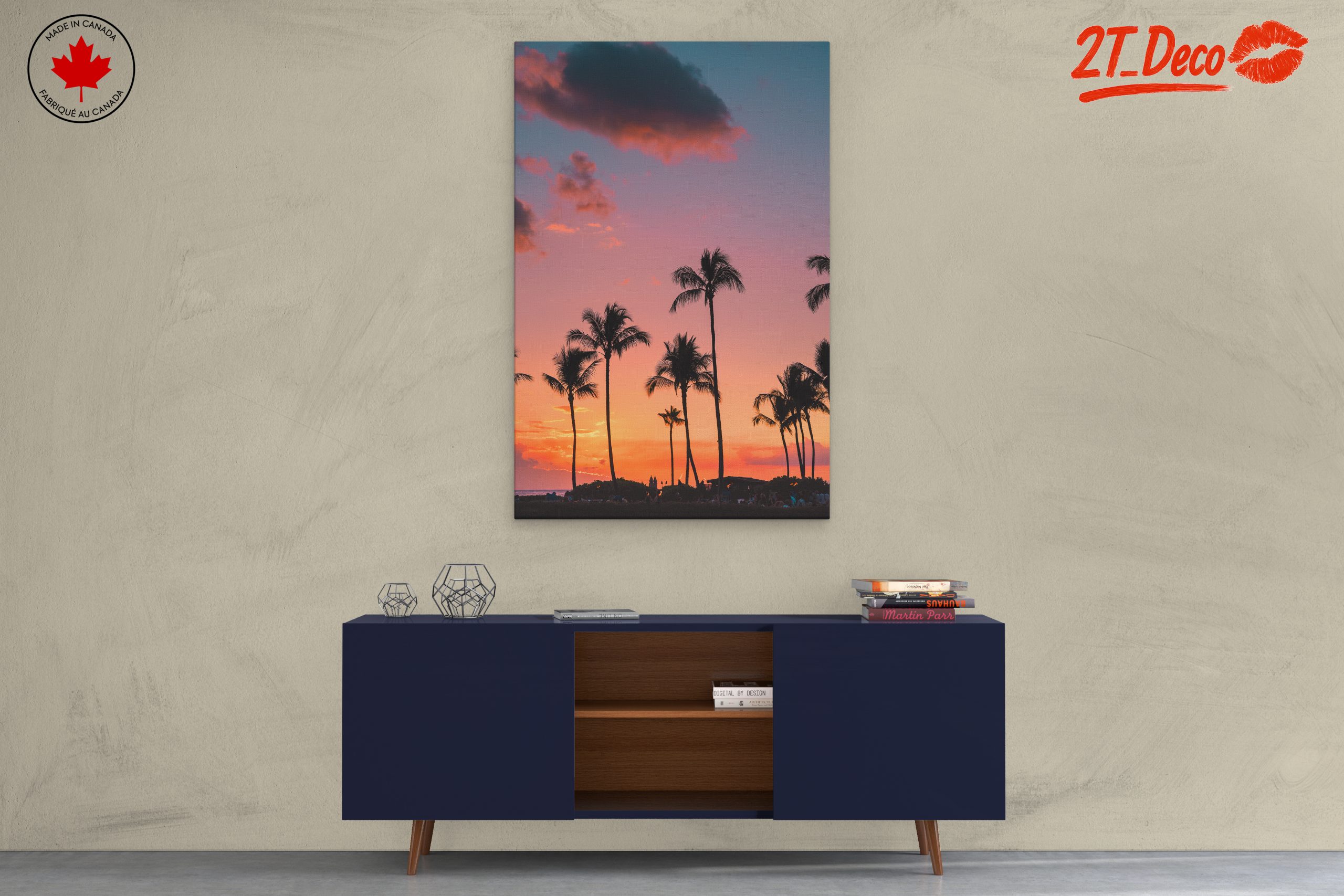 Tropical Sunset with Palm Trees - Image 3