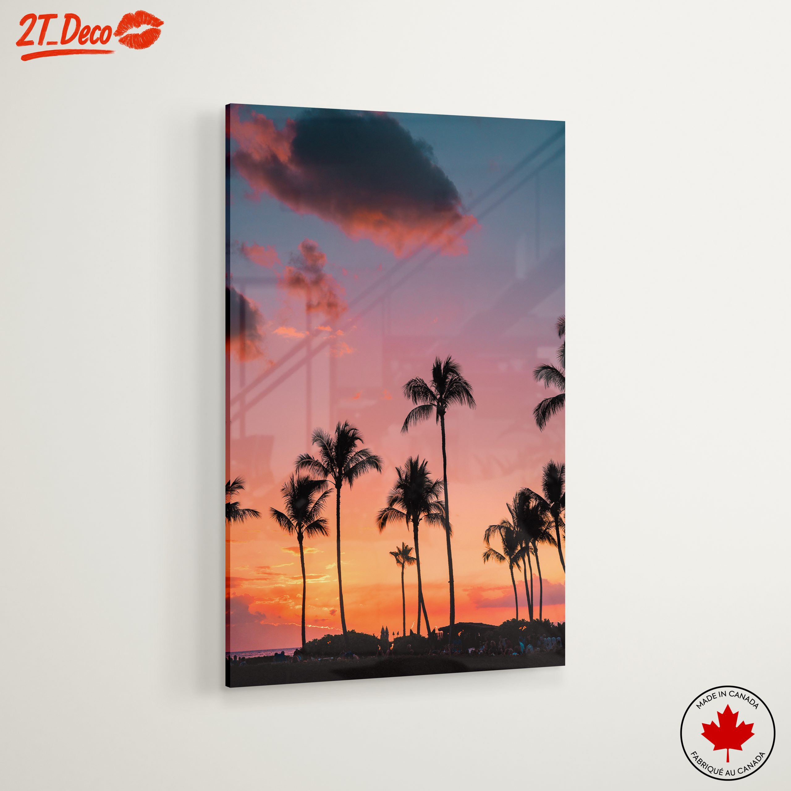 Tropical Sunset with Palm Trees - Image 6
