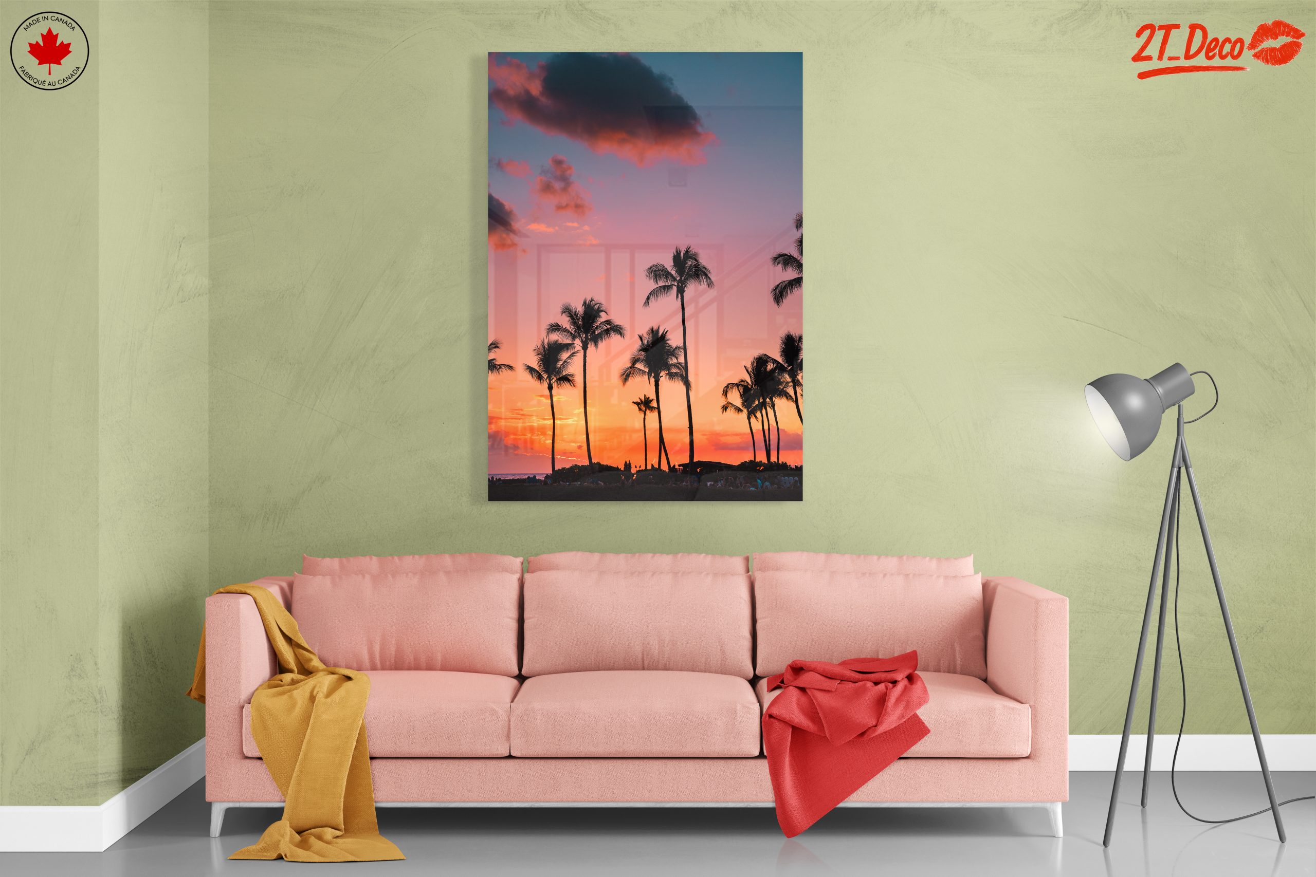 Tropical Sunset with Palm Trees - Image 7