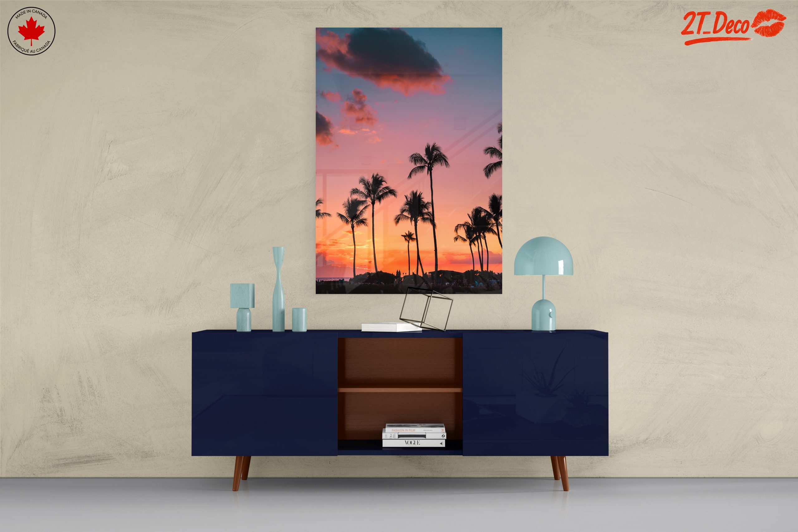 Tropical Sunset with Palm Trees - Image 8