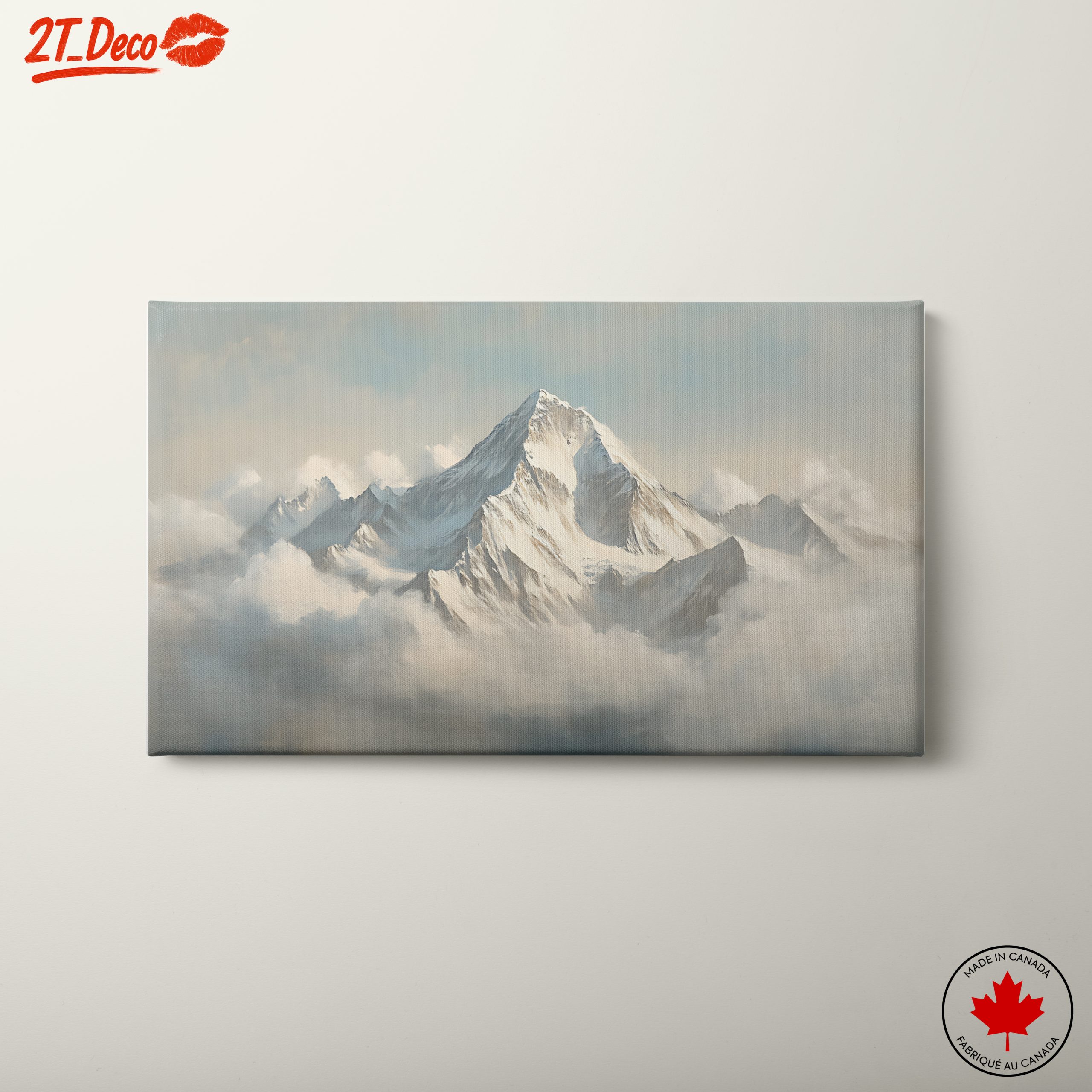 Majestic Mountain Landscape in Clouds