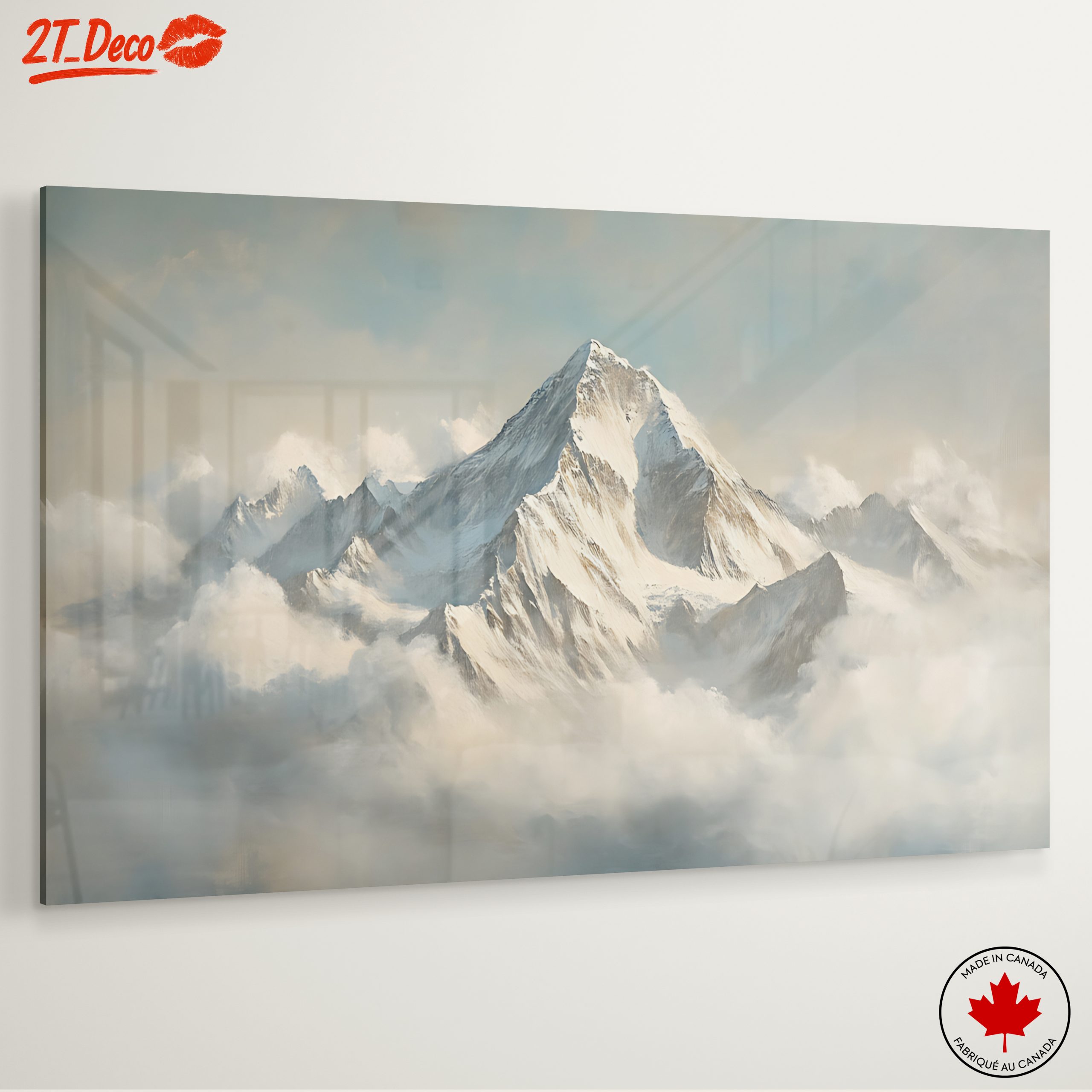 Majestic Mountain Landscape in Clouds - Image 6