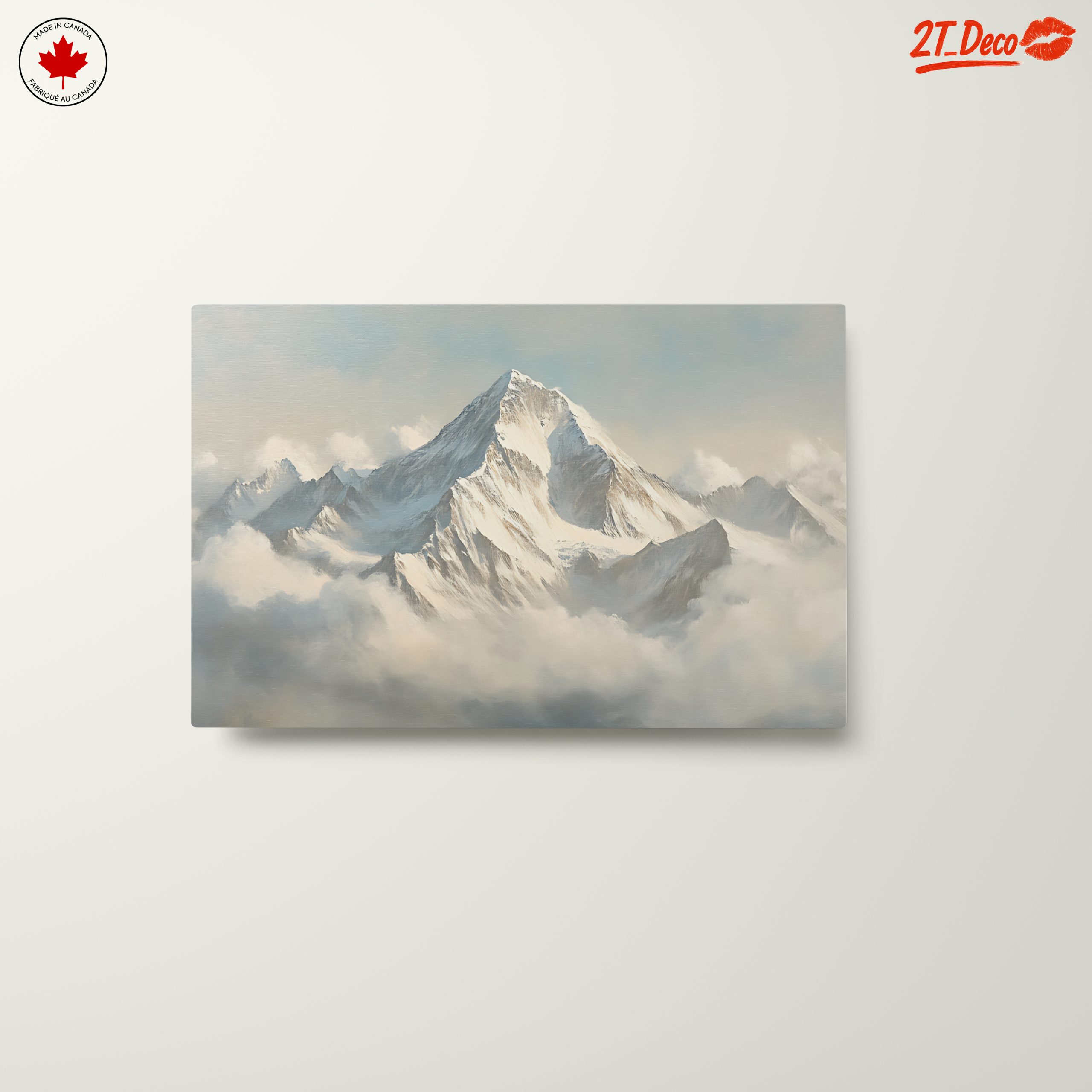 Majestic Mountain Landscape in Clouds - Image 10