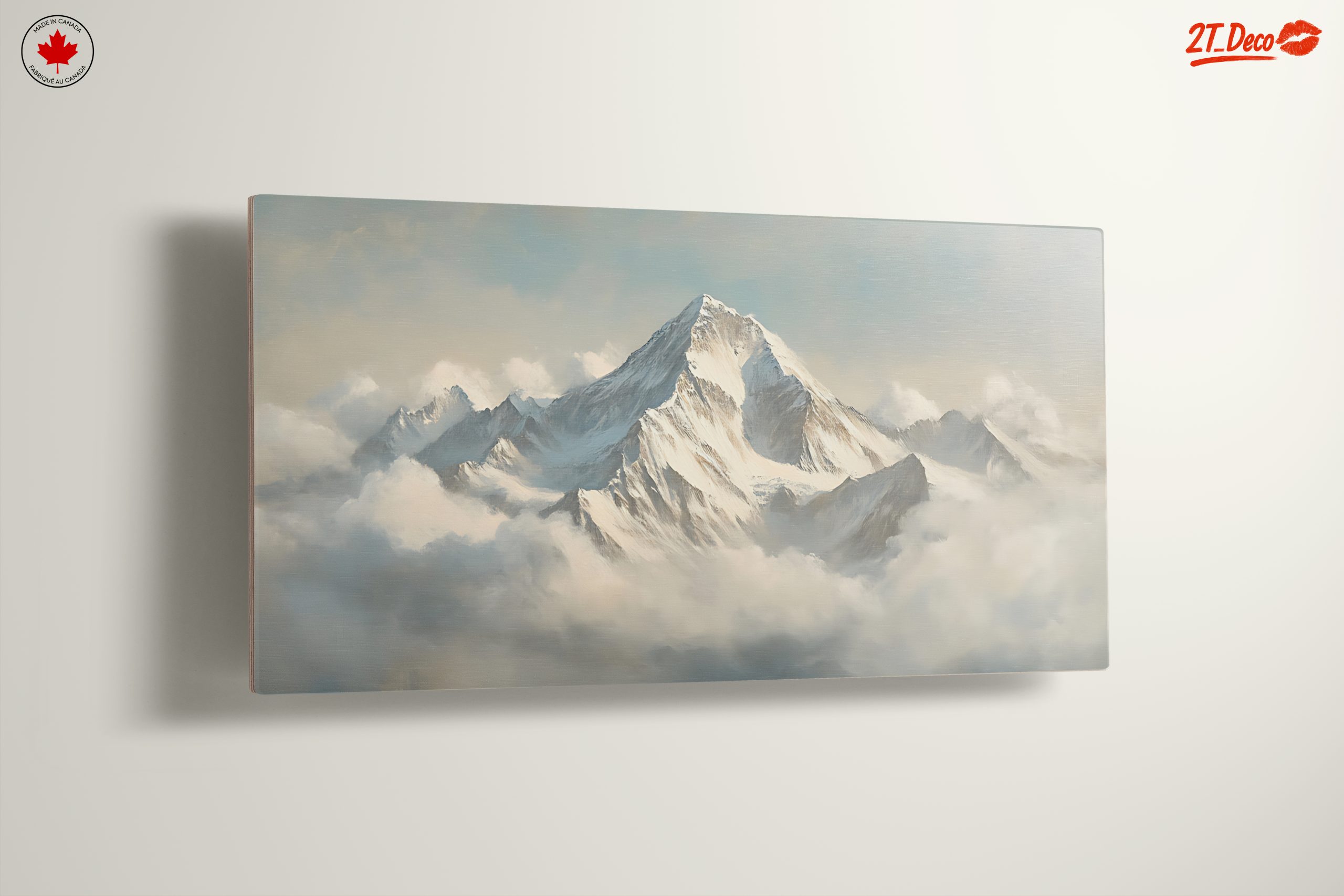 Majestic Mountain Landscape in Clouds - Image 13