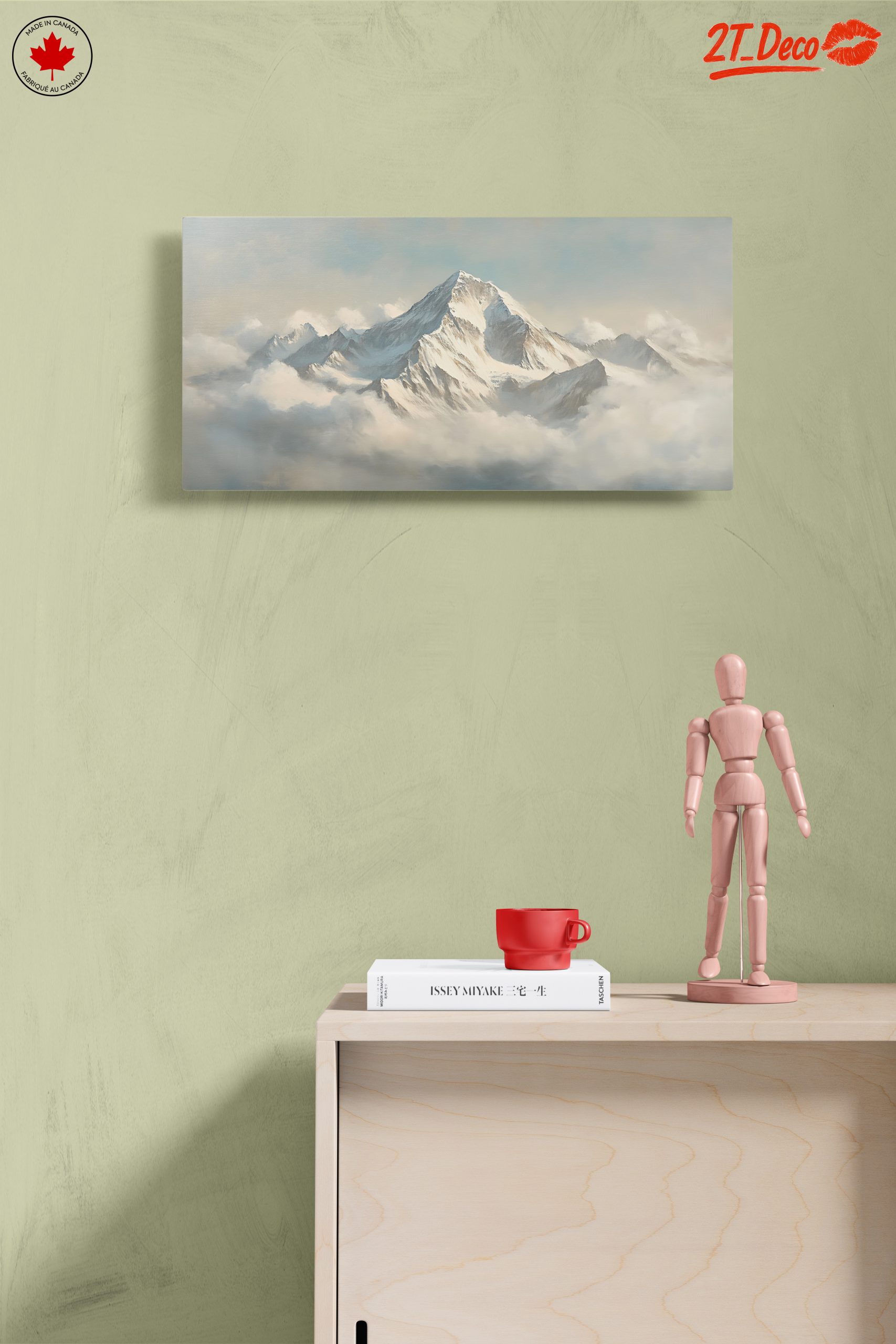 Majestic Mountain Landscape in Clouds - Image 14