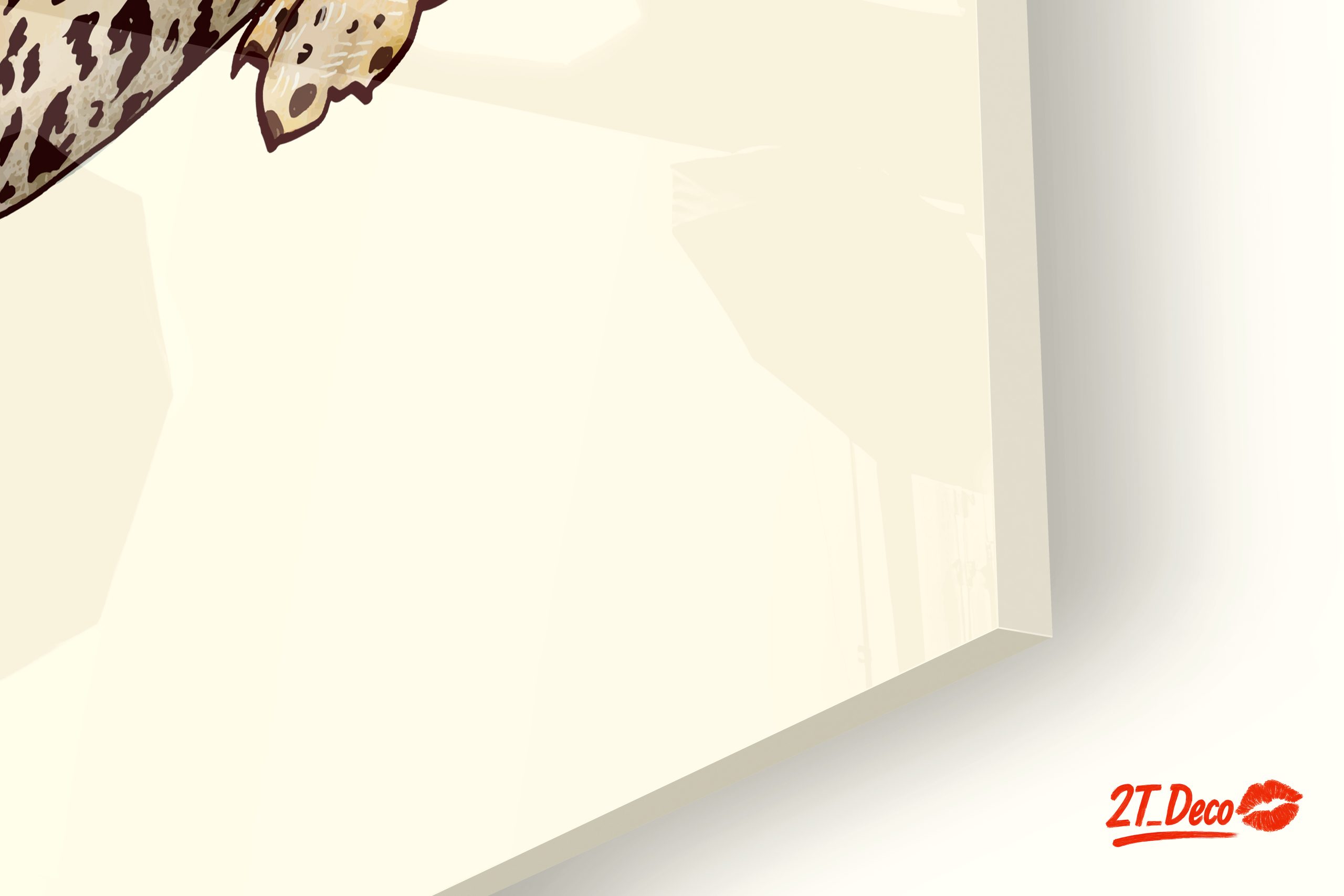 Leopard With Pineapple Illustration - Image 9