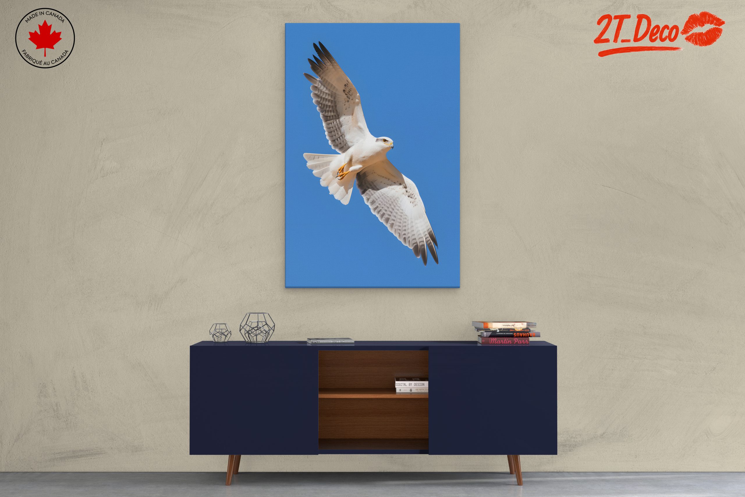 Majestic Eagle in Flight Wall Art 3 - Image 3