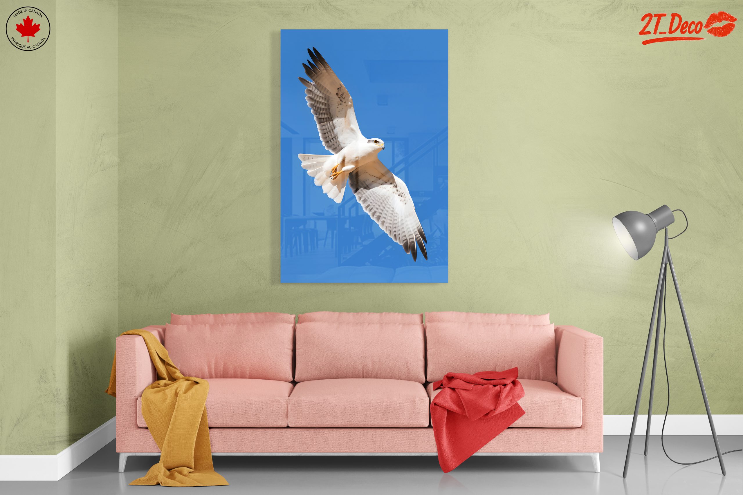Majestic Eagle in Flight Wall Art 3 - Image 7