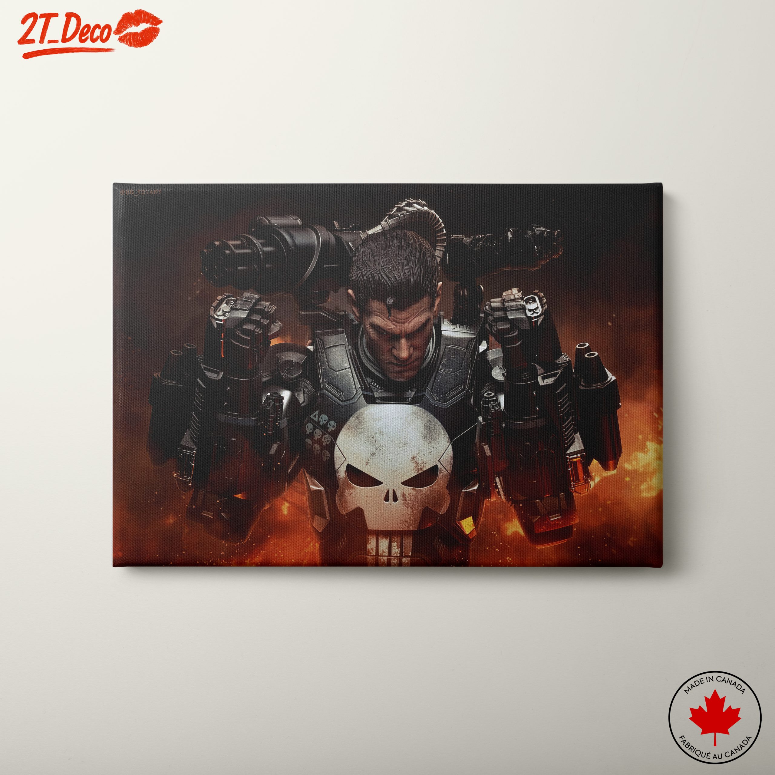 Fierce Marvel Punisher Wall Art