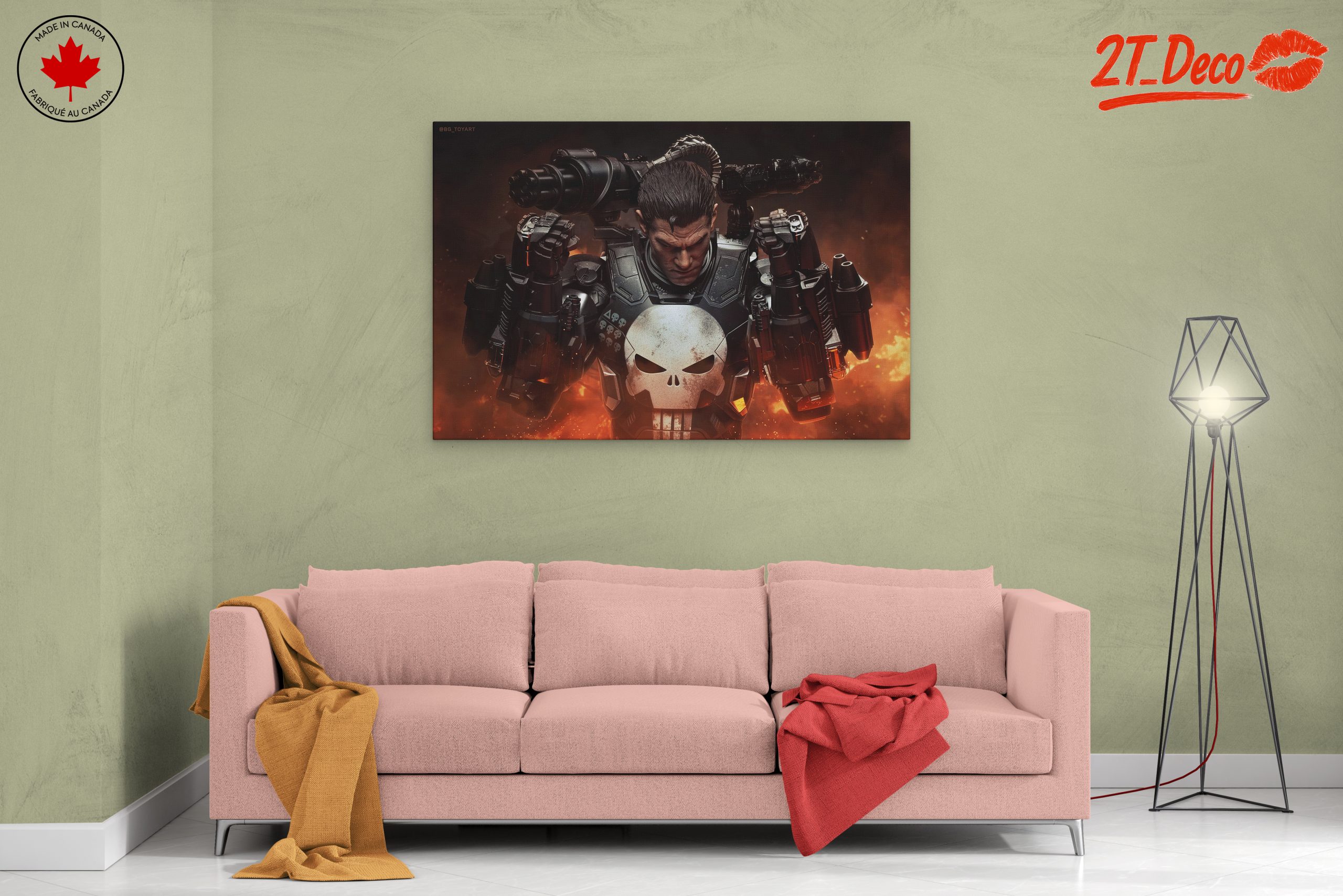 Fierce Marvel Punisher Wall Art - Image 2