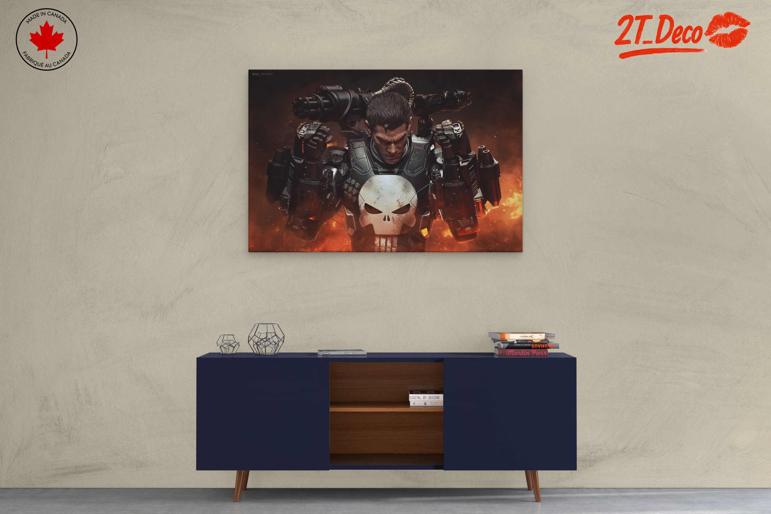 Fierce Marvel Punisher Wall Art - Image 3