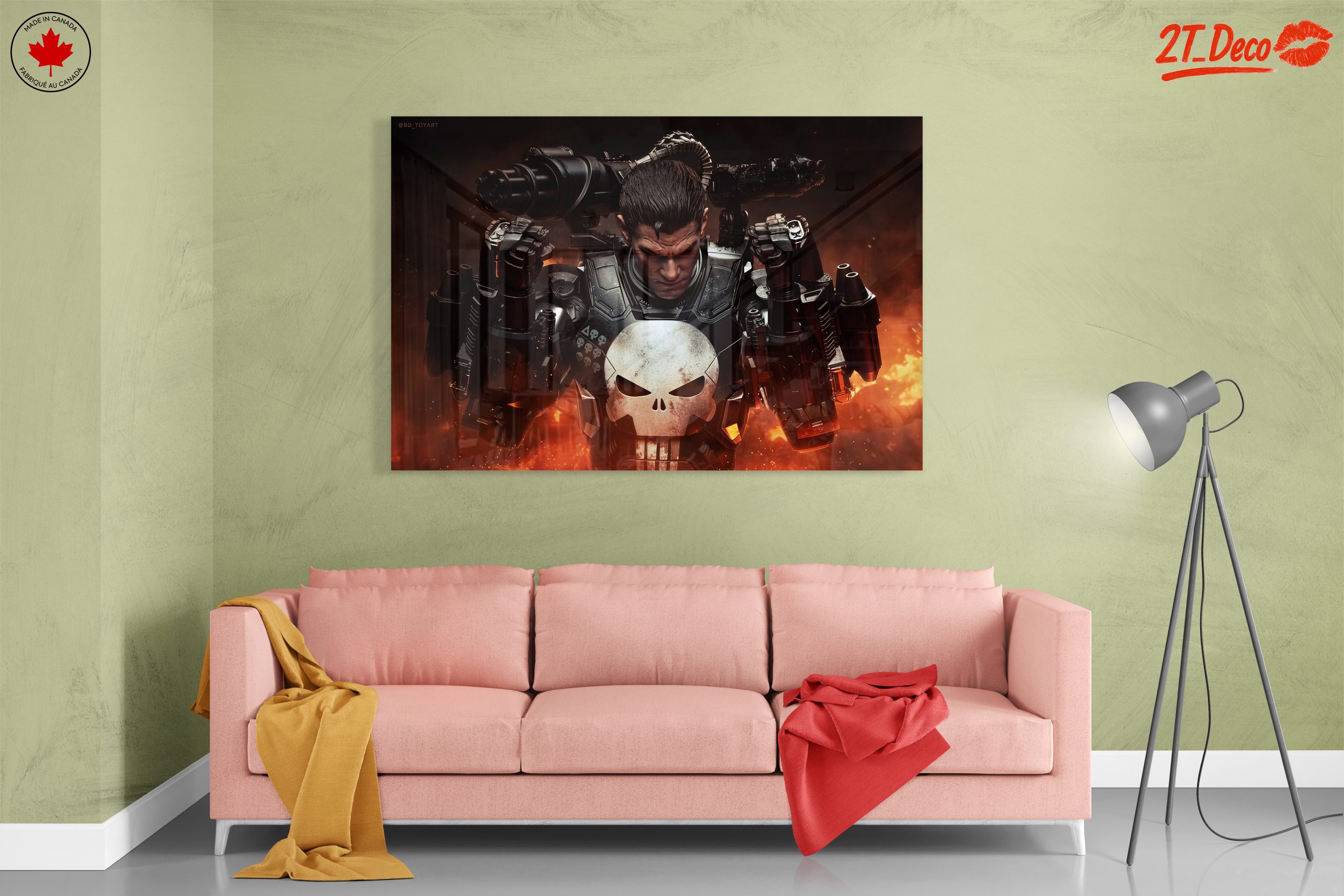 Fierce Marvel Punisher Wall Art - Image 7