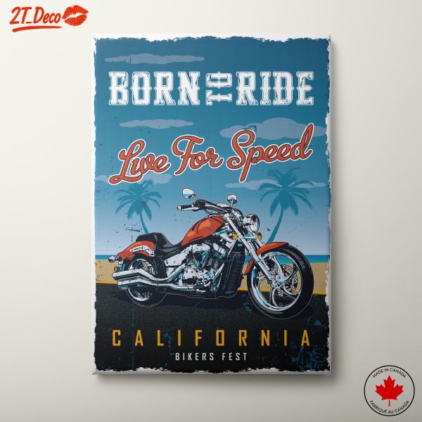 Born to Ride Motorcycle Art