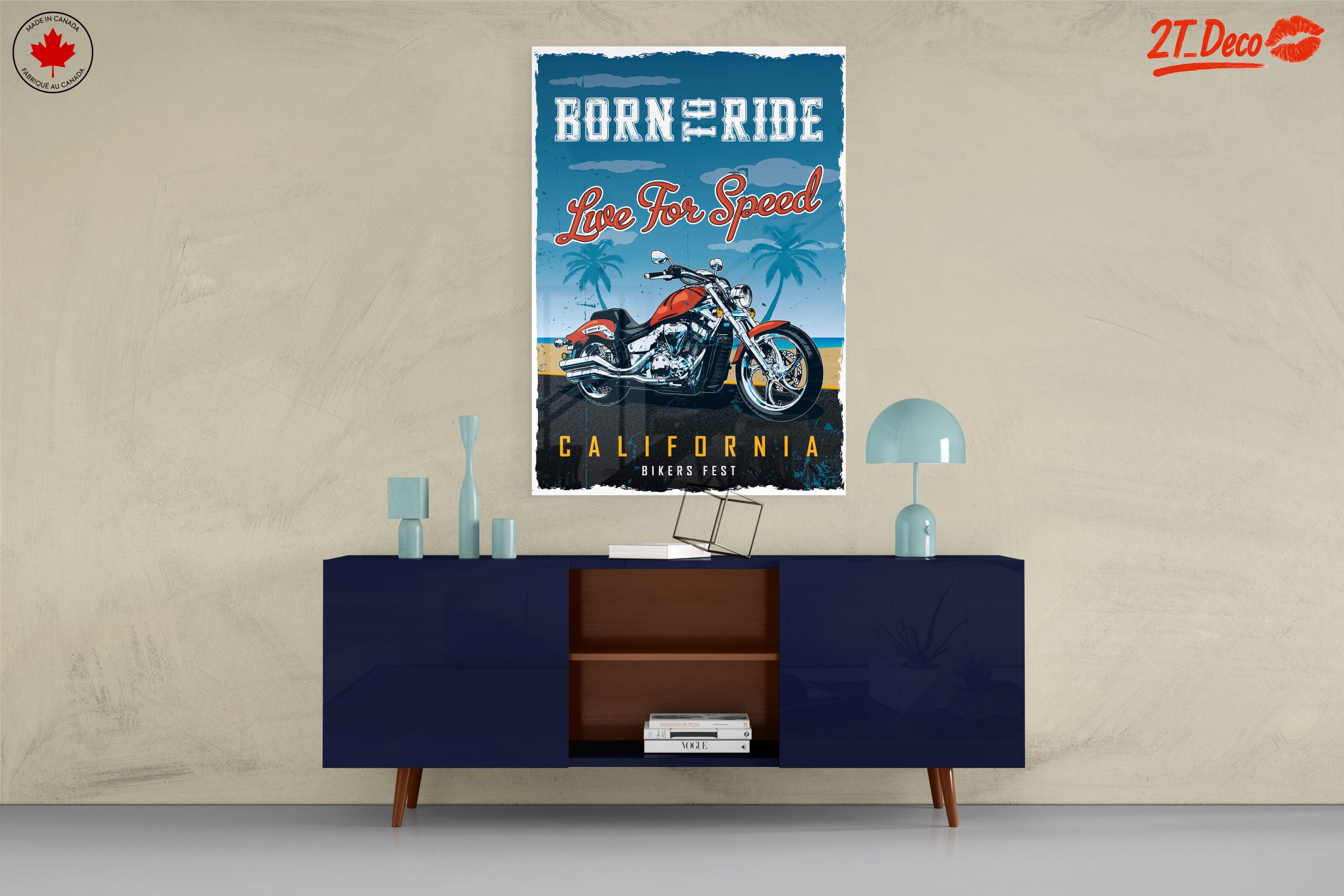 Born to Ride Motorcycle Art - Image 8
