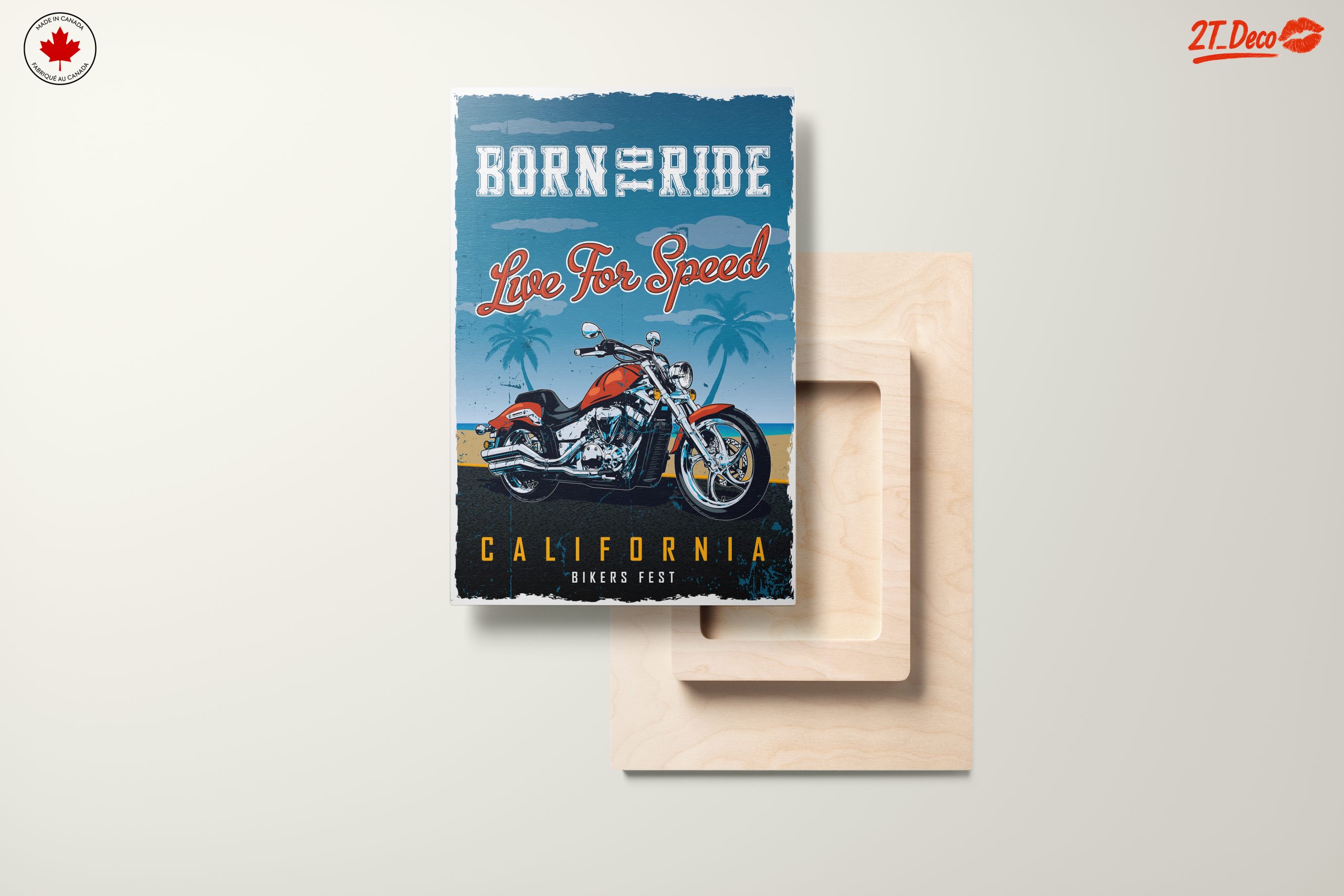 Born to Ride Motorcycle Art - Image 11