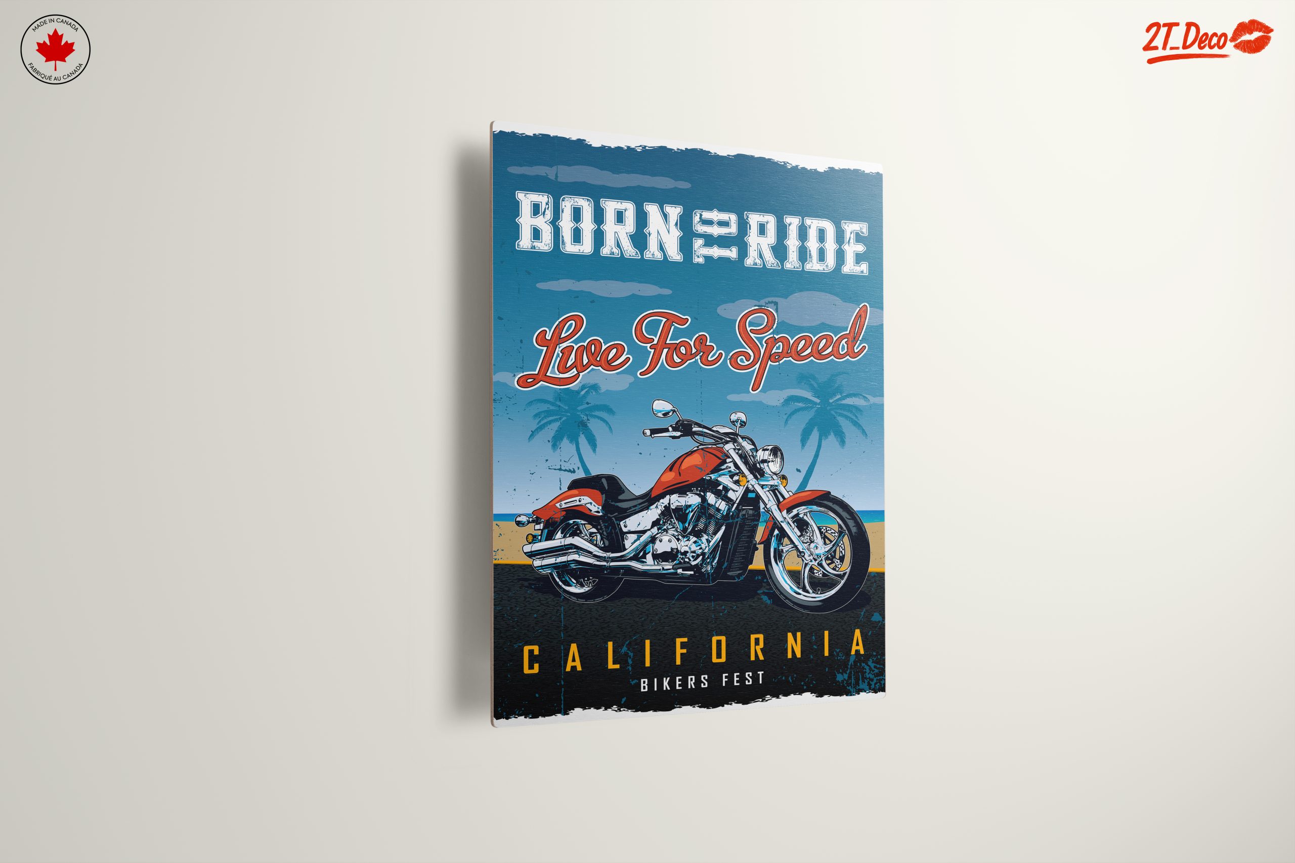 Born to Ride Motorcycle Art - Image 13