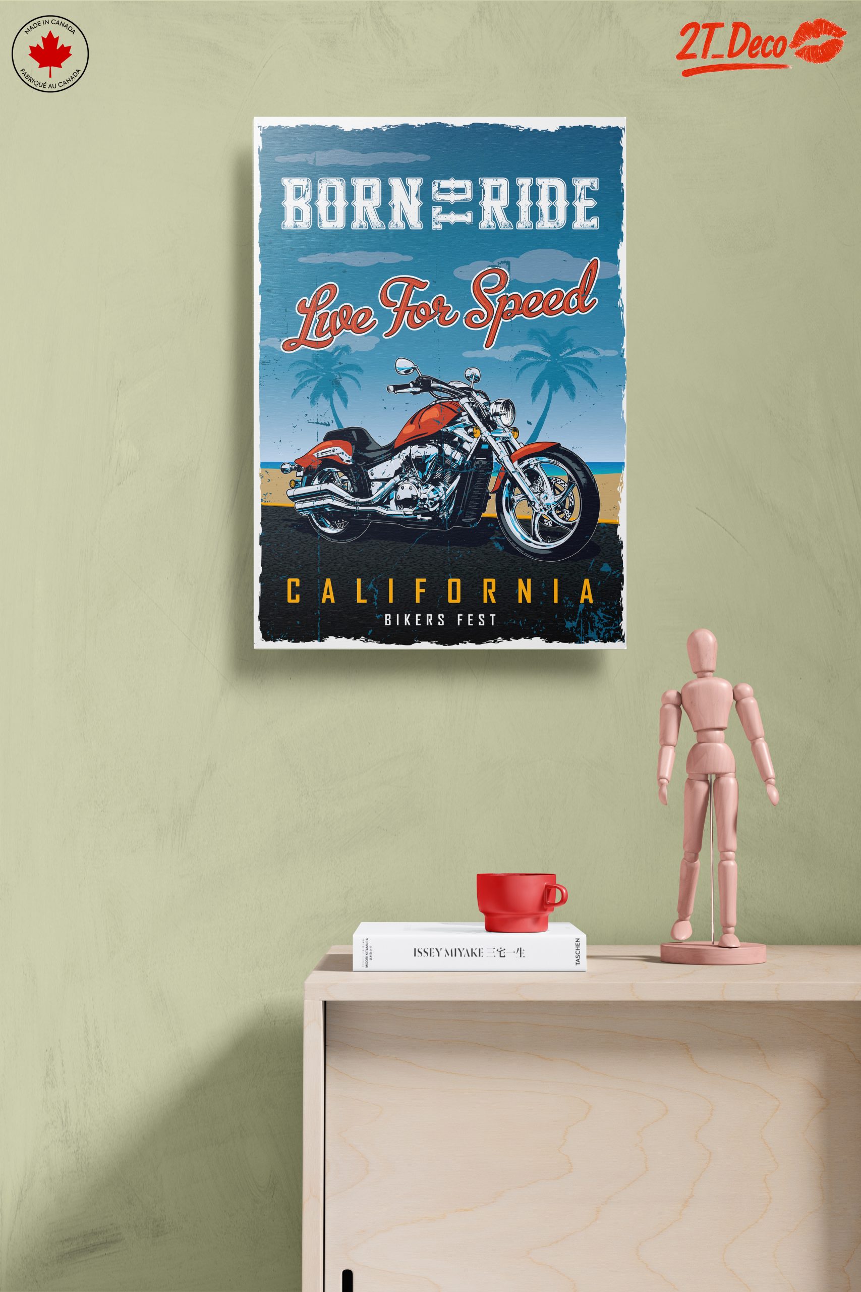 Born to Ride Motorcycle Art - Image 14
