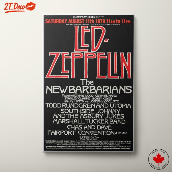Led Zeppelin Concert Poster from 1979