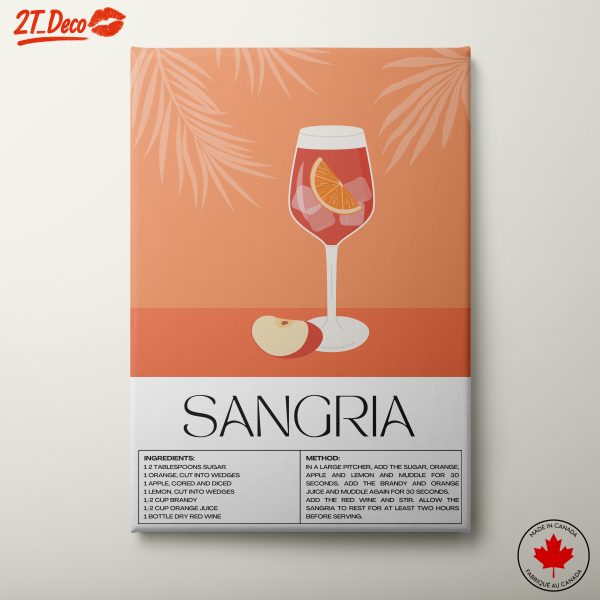 Sangria Artwork Featuring Refreshing Beverage