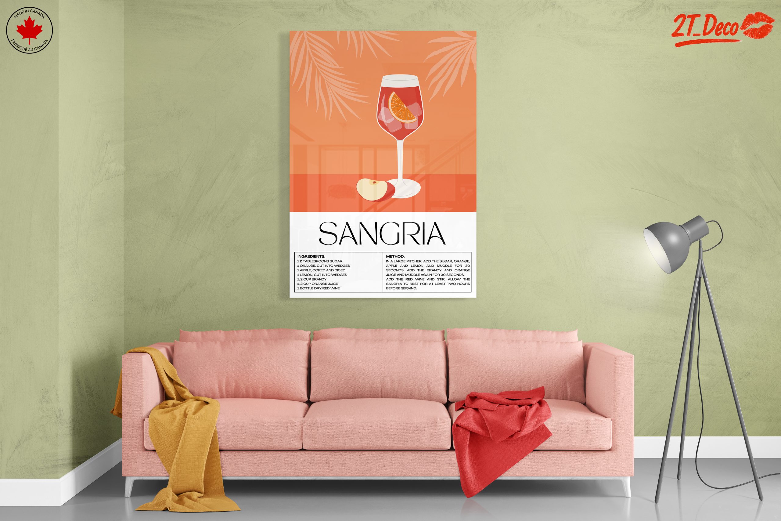 Sangria Artwork Featuring Refreshing Beverage - Image 7