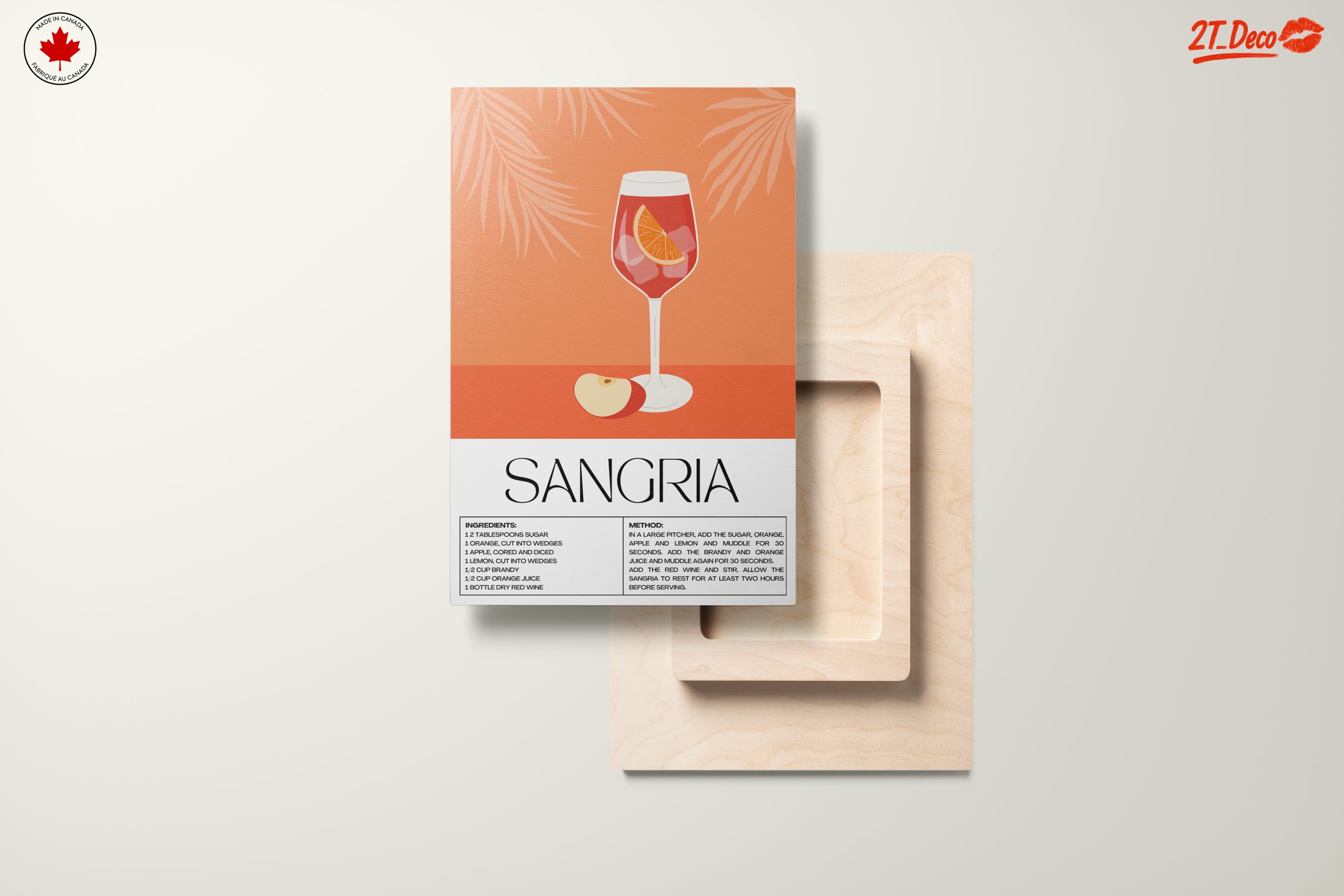 Sangria Artwork Featuring Refreshing Beverage - Image 11
