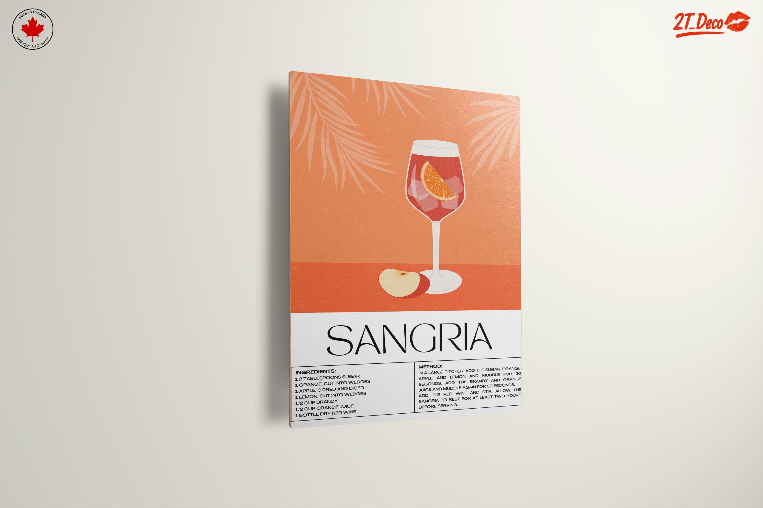 Sangria Artwork Featuring Refreshing Beverage - Image 13